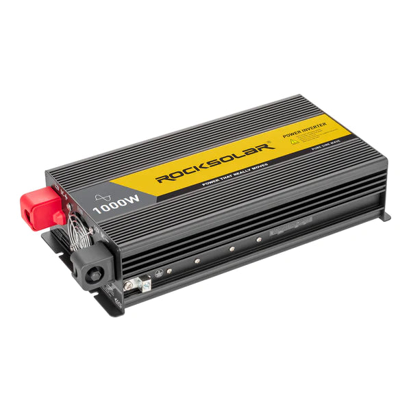 ROCKSOLAR 1000W 12V Off Grid Solar Power System Kit with Solar Panel, Inverter & Battery - Perfect for RV, Camping, Cabin & Emergency Power Backup