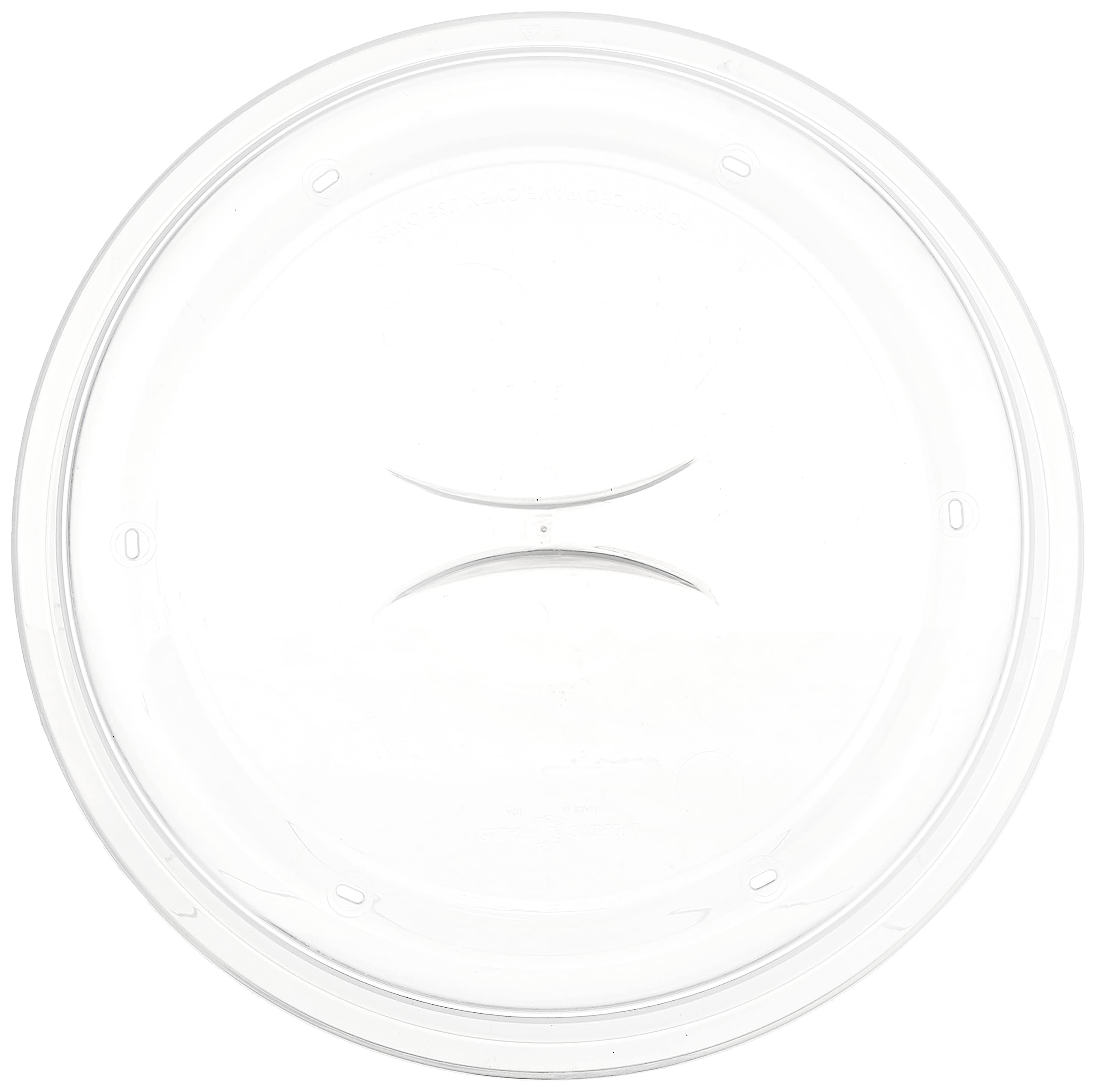 Nordic Ware 10-Inch BPA-Free Microwave Splatter Cover Set of 2 - Clear Plastic Lid for Safe Food Heating | Perfect for Microwaving Soups, Leftovers & Preventing Messes