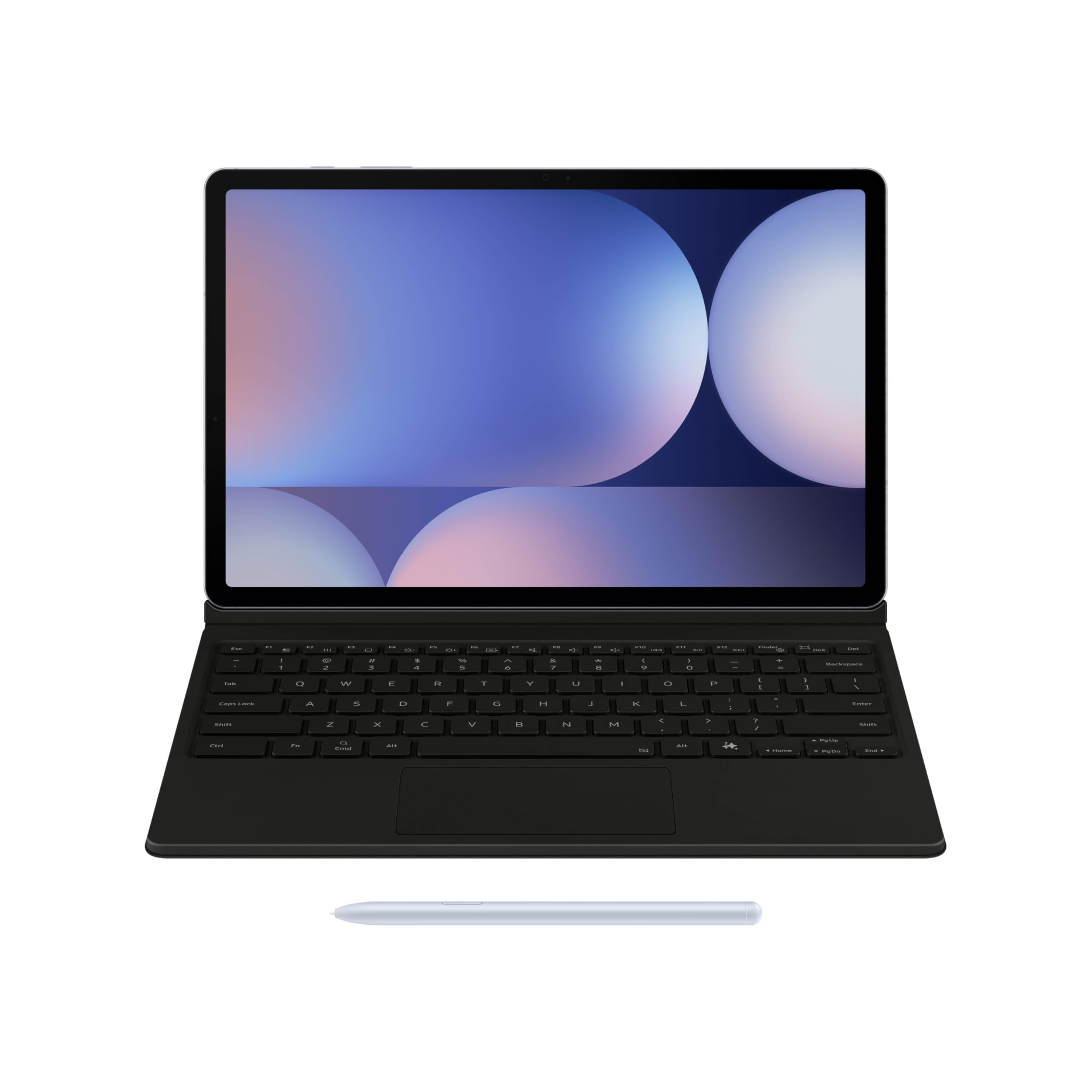 SAMSUNG Galaxy Tab S10+ Book Cover Keyboard with AI Key - Detachable, PC-Like Experience, Adjustable Viewing Angles, Wireless Keyboard Sharing - US Version (Black) - Perfect for Work, Study, and Entertainment On The Go
