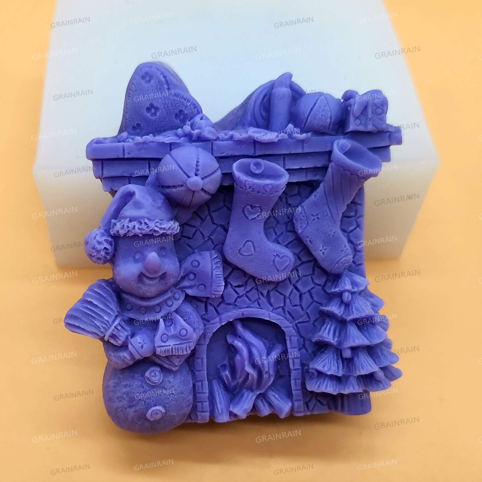 Santa Claus Silicone Soap Molds for DIY Soap Making, Resin Crafts, Candle Making - Christmas Gift, Holiday Decor (12356-1) - Perfect for Christmas Crafts, Homemade Soap Gifts & Holiday DIY Projects