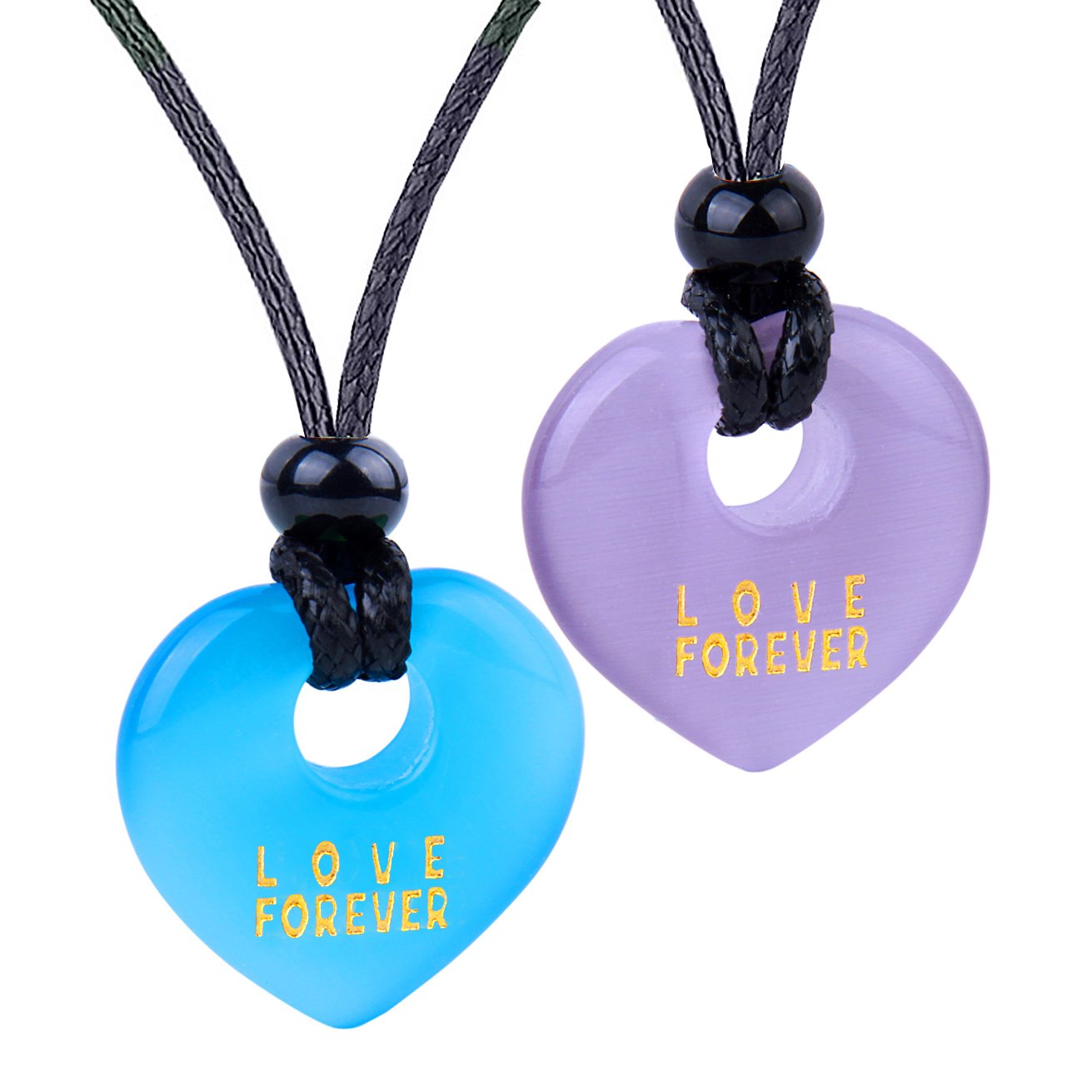 Inspirational Heart Donut Necklace - Faith & Love Couple Necklaces for Best Friends, Romantic Gifts for Her/Him - Perfect for Anniversaries, Valentine's Day & Special Occasions
