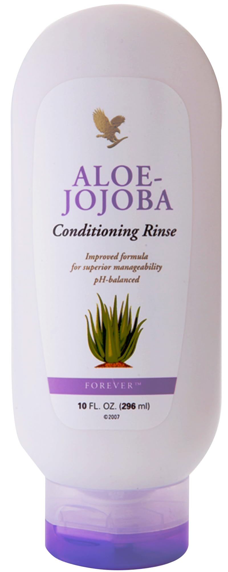 Forever Living Aloe Jojoba Conditioner - Hydrating Hair Treatment with Aloe Vera, Jojoba & 3 Natural Oils - Lightweight Formula for Dry, Damaged Hair - 10 fl oz - Perfect for Daily Use & Color-Treated Hair