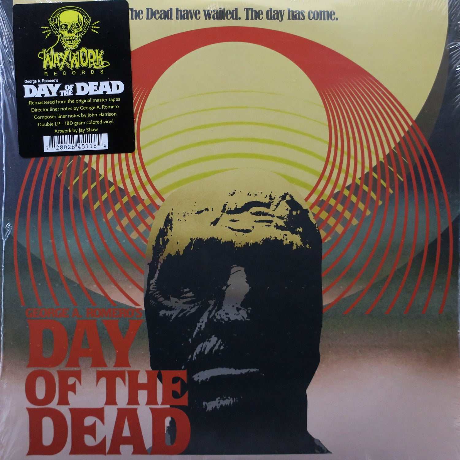 DAY OF THE DEAD Original Motion Picture Soundtrack - ZOMBIE ROT Limited Edition Vinyl 2LP Record - Perfect for Horror Movie Nights & Halloween Parties