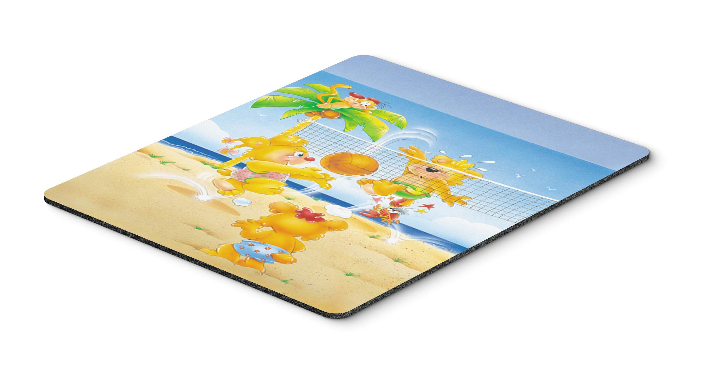 Bears Playing Volleyball Mouse Pad - Large Washable Non-Slip Desk Mat for Computer, Laptop & Office Use | Heat-Resistant Hot Pad & Trivet for Kitchen | Perfect for Gaming, Work & Home Decor