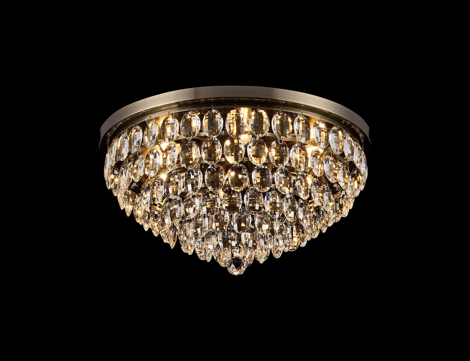 Consten Flush Ceiling Light Fixture with E14 Socket - Perfect for Bedroom, Hallway & Small Space Lighting