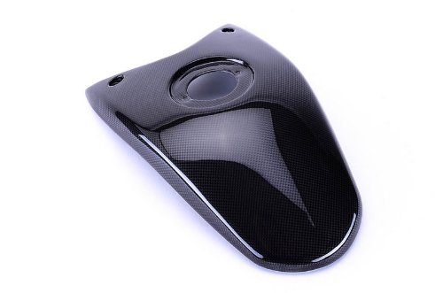 Bestem 100% Carbon Fiber Tank Cover Pad Center for 2007-2012 Ducati Hypermotard 796 1100 | Motorcycle Accessories | Enhanced Grip & Protection for Riding Comfort