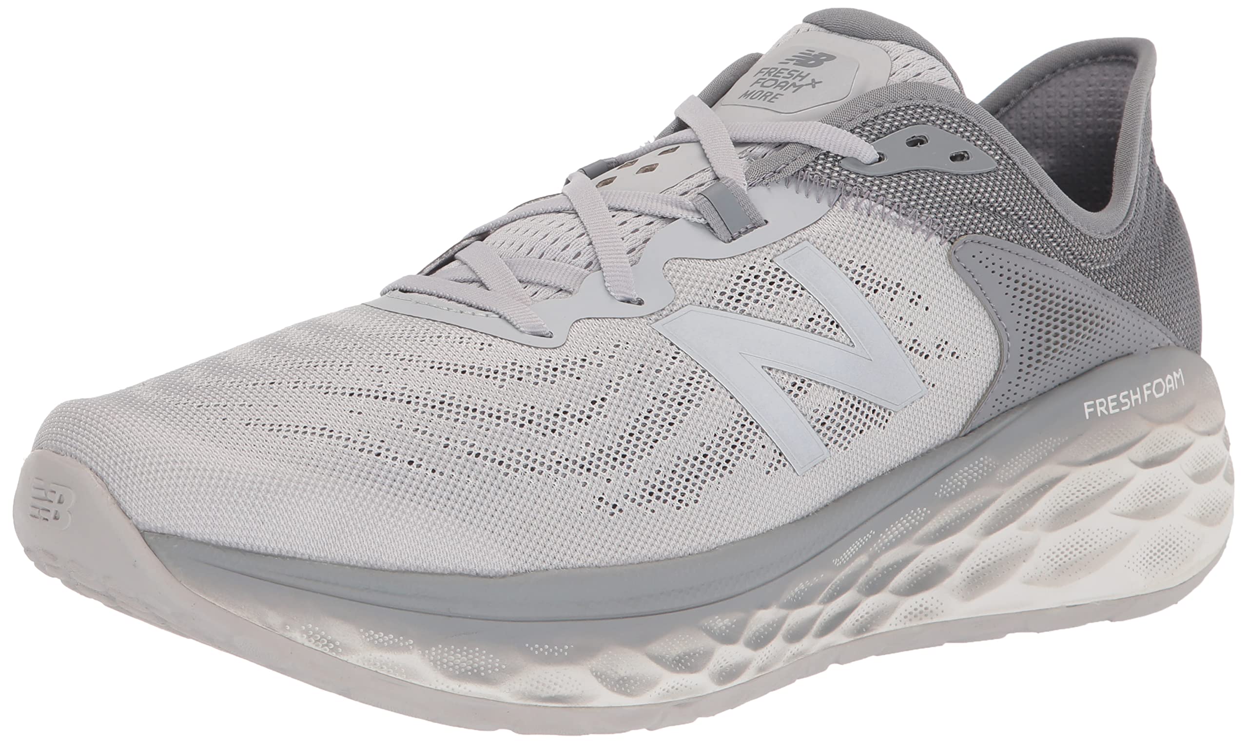 New Balance Men's Fresh Foam More V3 Running Shoes - Lightweight Cushioned Sneakers for Jogging, Gym Workouts & Everyday Comfort