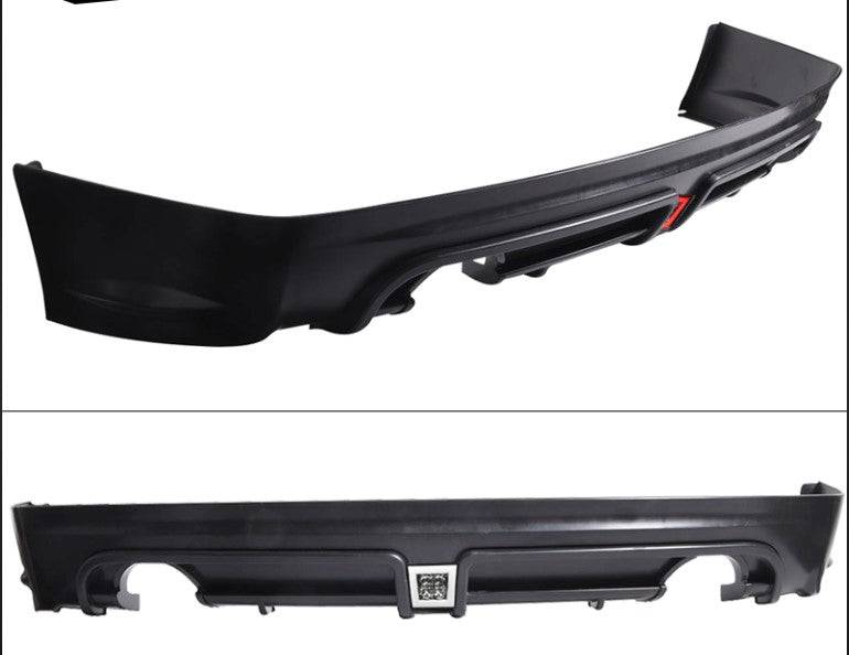 Mugen RR Style Rear Bumper Lip with LED Brake Light for 2006-2011 Honda Civic 4-Door Sedan | Dual Exhaust Compatible | Perfect for Car Customization & Street Racing