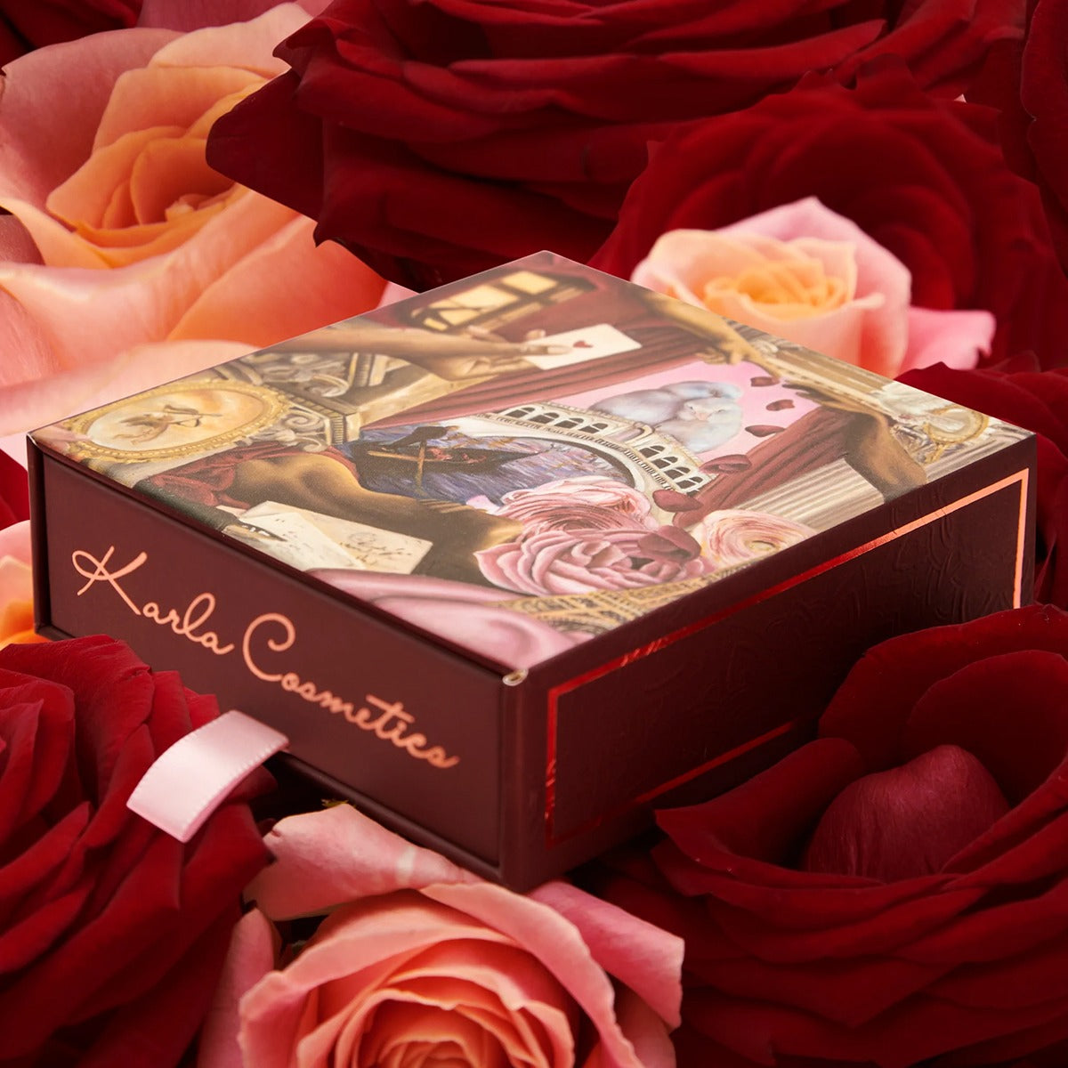 Romance Quad Eyeshadow Palette - 4 Highly Pigmented Matte & Shimmer Shades for Day to Night Makeup | Perfect for Date Night, Parties & Special Occasions