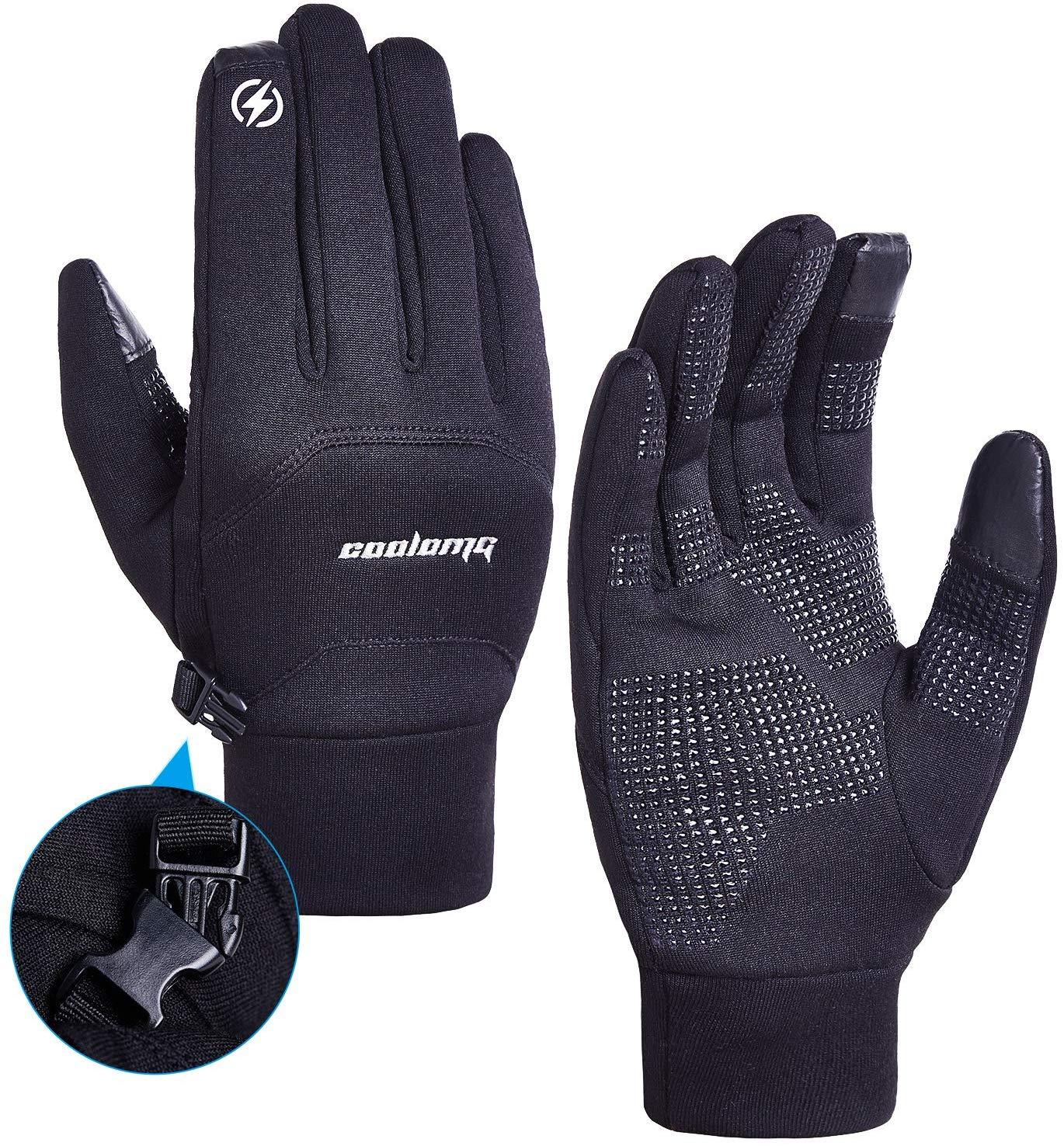 Coolomg Thermal Touchscreen Gloves for Men & Women - Winter Sports, Snowboarding, Skiing, Biking & Running - ST001 - Perfect for Cold Weather Outdoor Activities