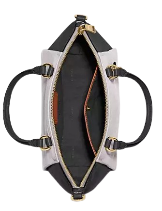 Coach Elise Satchel with Signature Badge - Stylish Leather Crossbody Bag for Women | Perfect for Work, Travel & Everyday Use