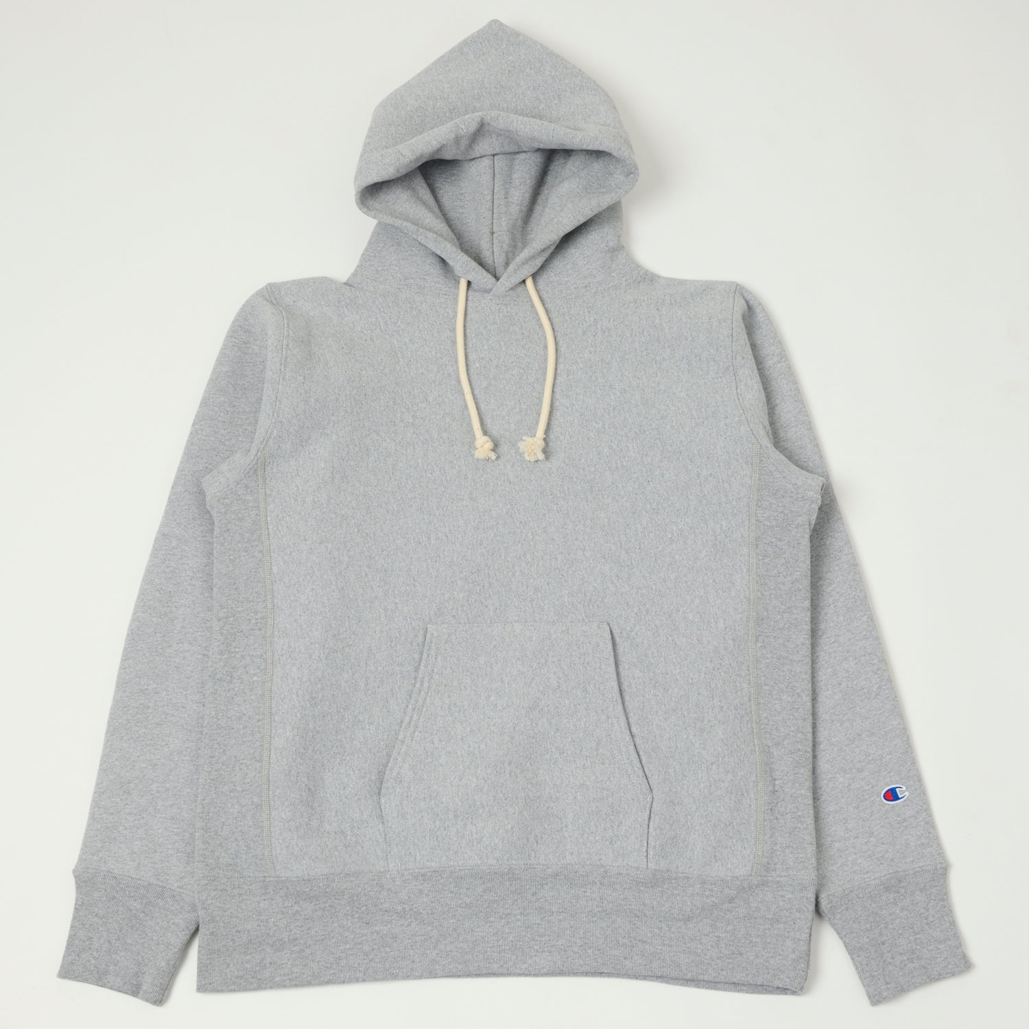 Champion Reverse Weave Hoodie for Men & Women | Made in USA | Oxford Grey | Comfortable Cotton Pullover for Gym, Casual Wear & Street Style