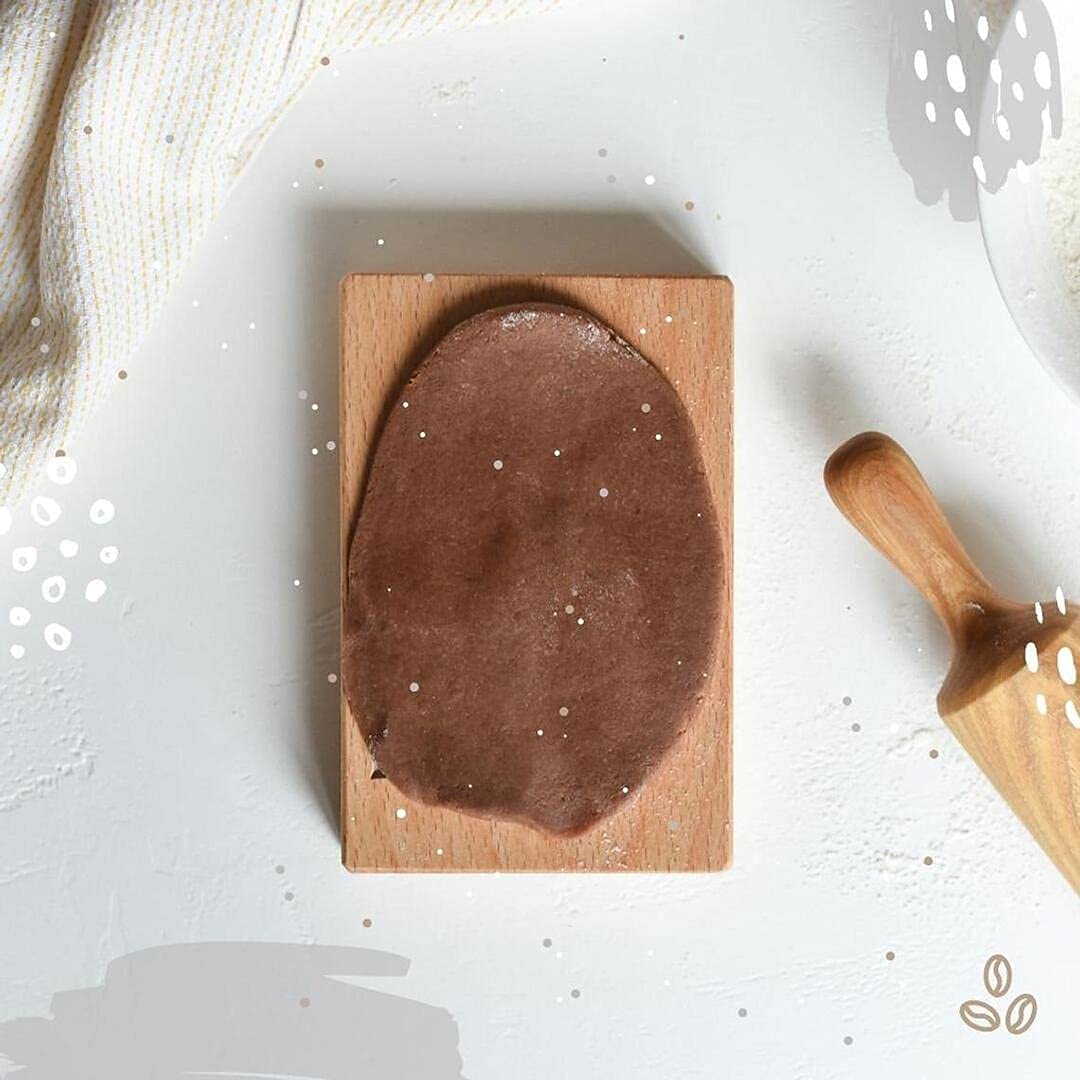 3D Wooden Rose Cookie Stamp & Cutter Set - Baking Mold for Gingerbread, Honeycake, Prianik & Cookies (Bunny Design) - Perfect for Holiday Baking, DIY Desserts & Gift Making