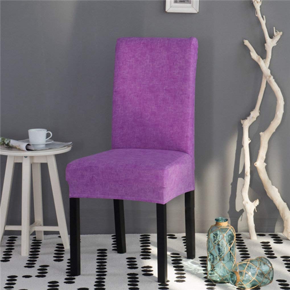 LUCACO 1/2/4 Pack Washable Stretch Dining Chair Covers - Removable Fitted Slipcovers for Home & Hotel Furniture Protection - Perfect for Dining Room, Restaurant, and Office Use