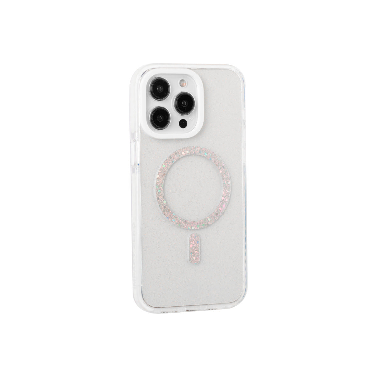 Impact Zero® Galaxy Clear/Glitter Case for Apple iPhone 15 Pro Max - Slim Protective Cover with Shock Absorption | Perfect for Everyday Use, Travel & Outdoor Activities