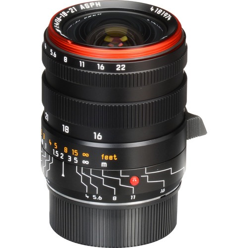 Leica Wide Angle Tri Elmar M 16-18-21mm f/4 ASPH Manual Focus Lens for M-Mount Cameras - Perfect for Landscape, Architecture & Travel Photography
