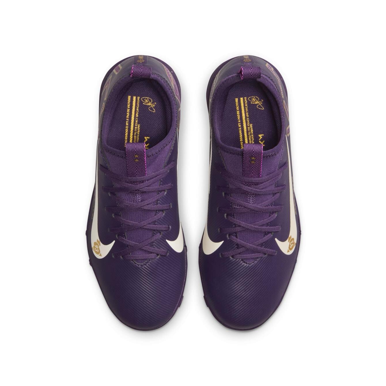 Nike Jr. Mercurial Vapor 16 Academy Kylian Mbappé TF Soccer Cleats for Kids - Youth Football Shoes for Artificial Turf & Indoor Play - Perfect for Training & Matches