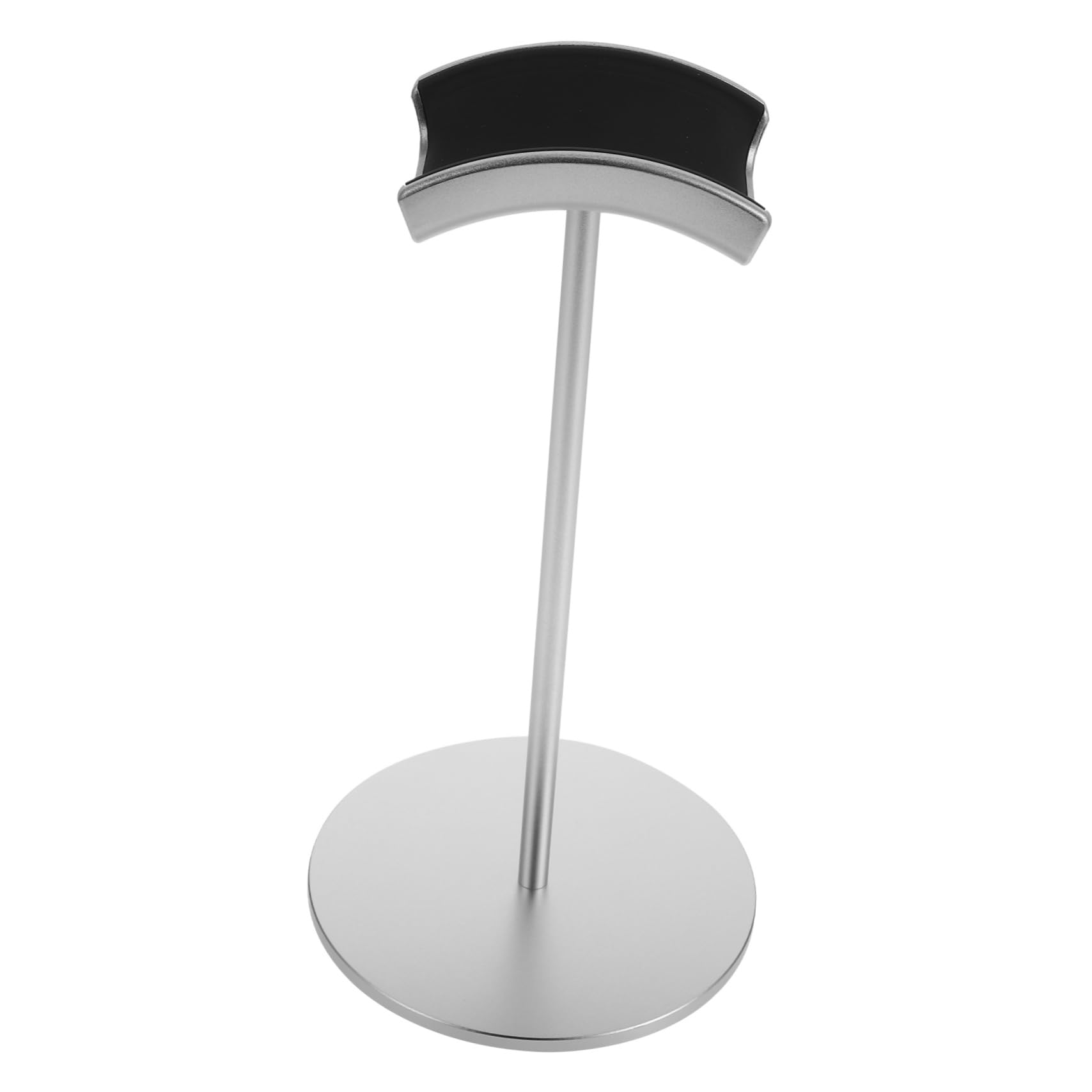 Alipis Silver Headphone Stand with Hanging Hook - Desk Organizer for Headset Storage, Cable Management, and Room Tidying - Perfect for Gaming, Office, and Home Use