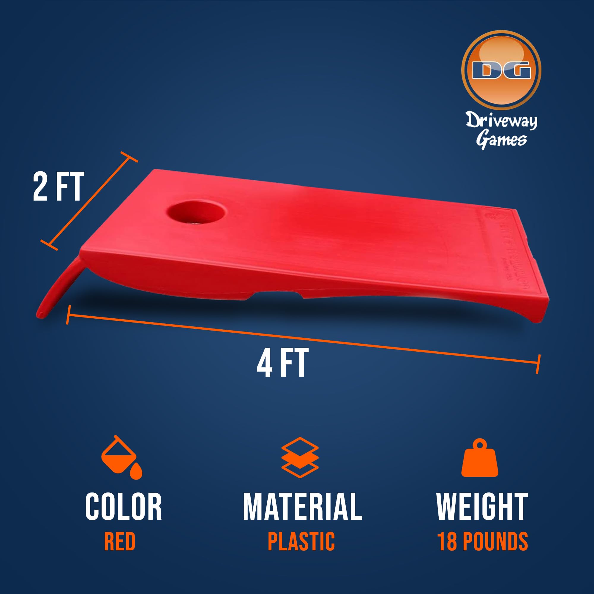Premium All-Weather Cornhole Game Set - 2 Target Boards & 8 Bean Bags for Outdoor/Indoor Use - Perfect for Backyard Parties, Tailgating, and Family Gatherings