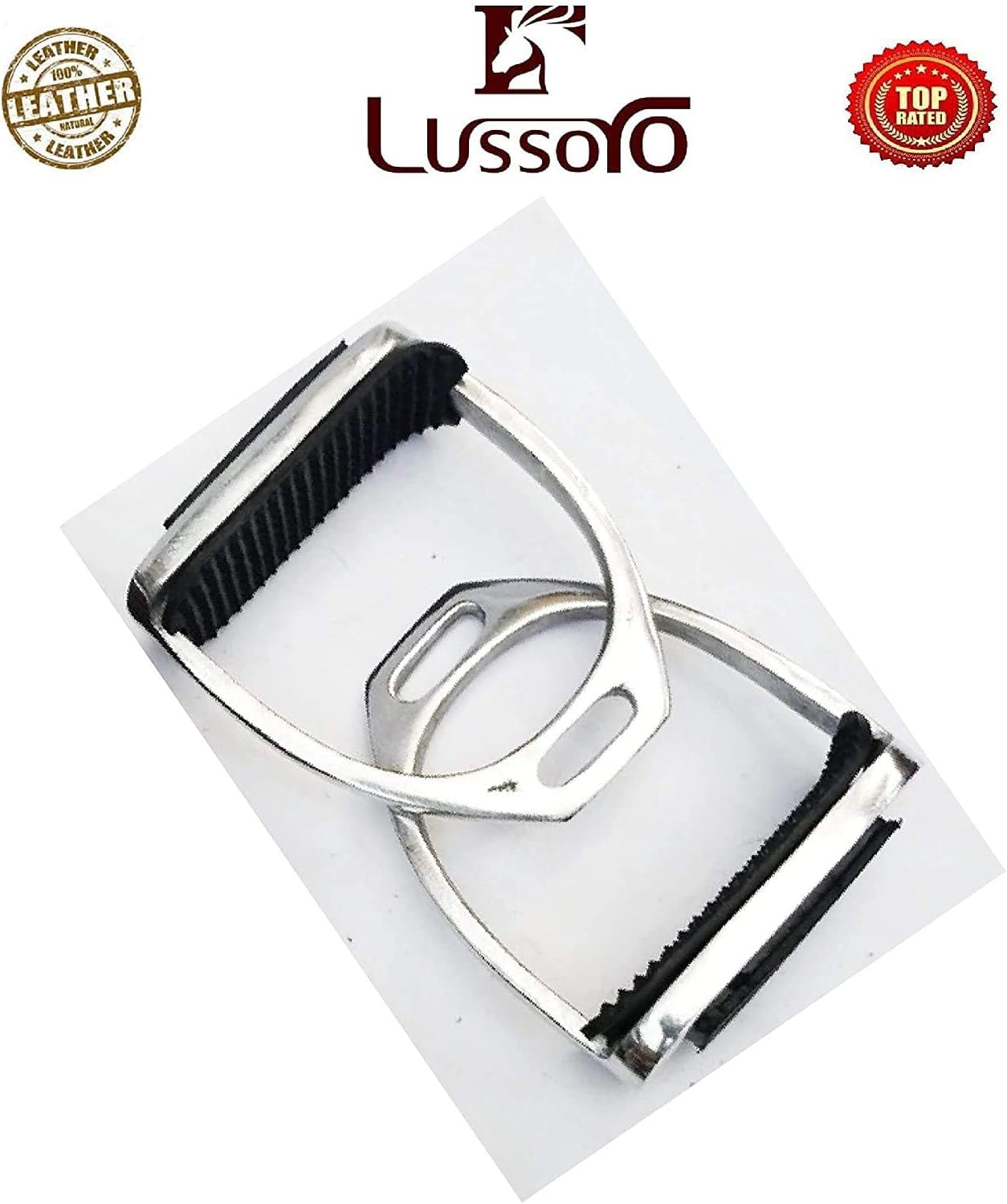 Premium English Leather Horse Riding Saddle Starter Kit - Jumping Handle Equestrian Saddle for Beginners & Ponies | Perfect Gift for Riders, Training & Show Jumping Competitions