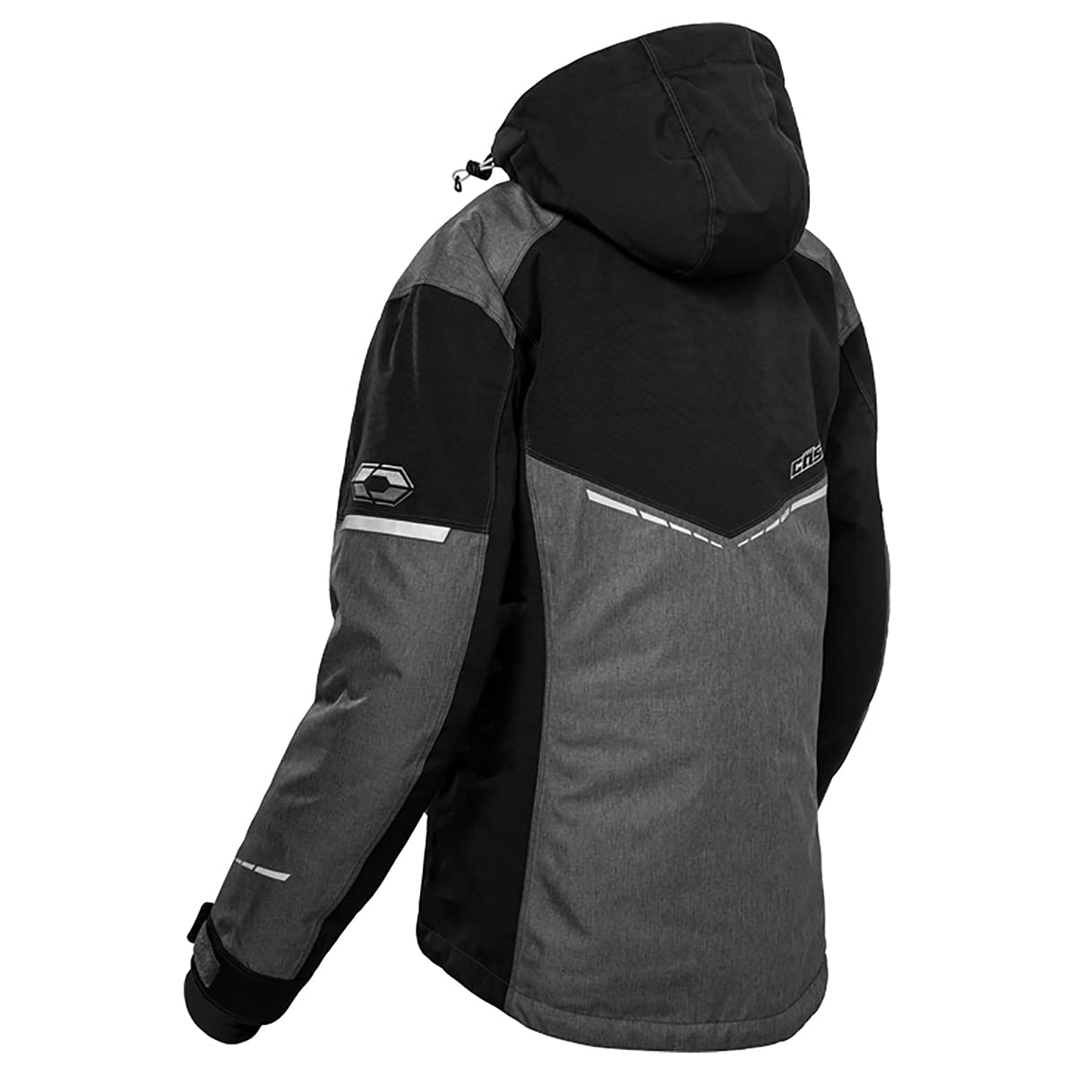 Castle X Women's Polar Jacket - Heather Gray/Black - Size Small - Winter Outdoor Skiing & Snowboarding Jacket for Cold Weather Protection