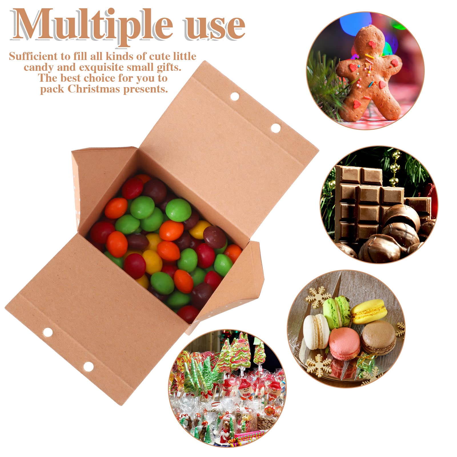 BESARME 36-Piece Mini Christmas Party Favor Boxes & Gift Bags - Small Holiday Treat Boxes for Xmas Stocking Stuffers, Party Favors, Classroom Gifts & Office Celebrations