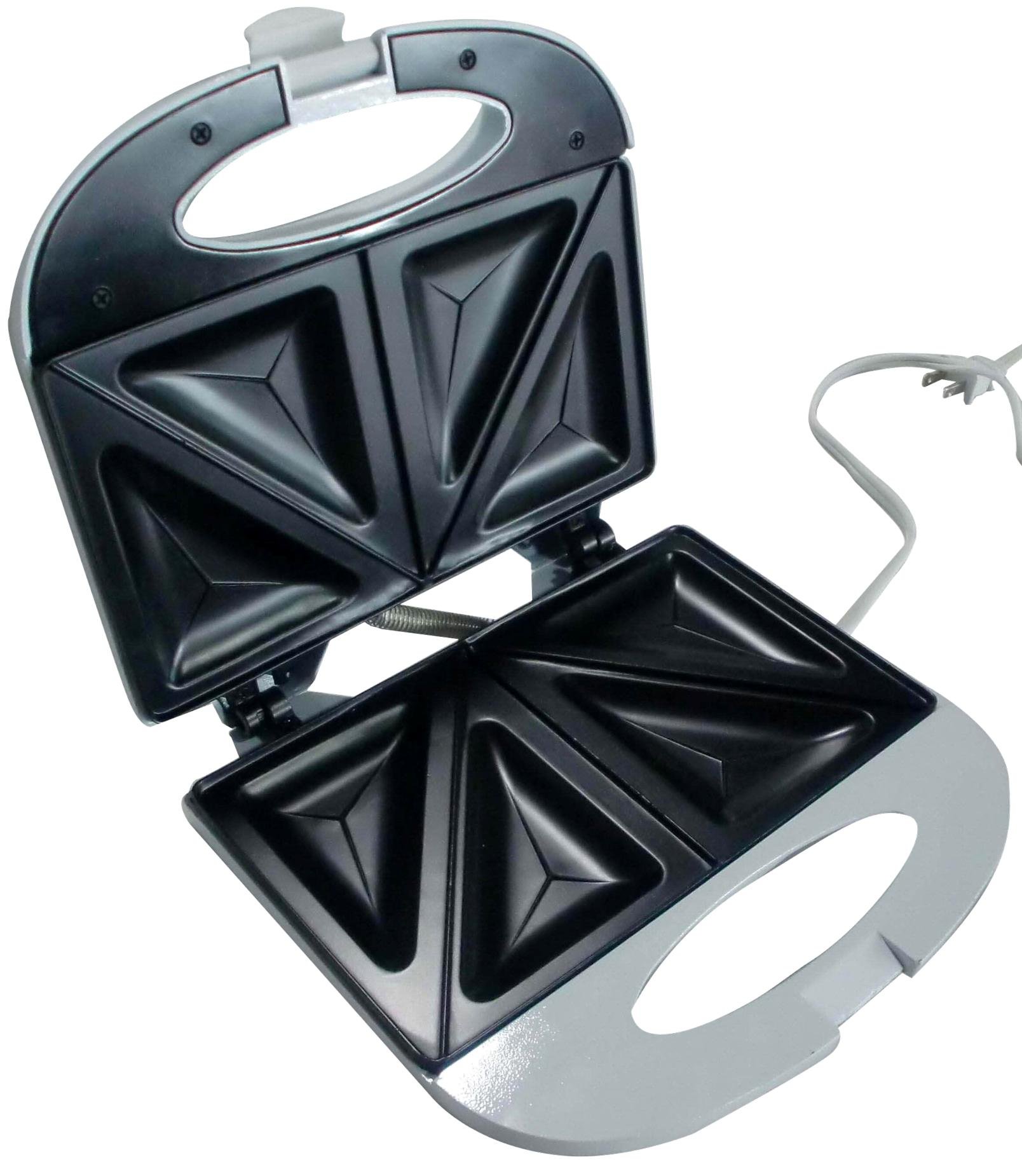Bene Casa Sandwich Maker - 2 Slice Non-Stick Panini Press with Adjustable Temperature Control for Grilled Cheese, Paninis & More - Perfect for Home, Office & Camping Use