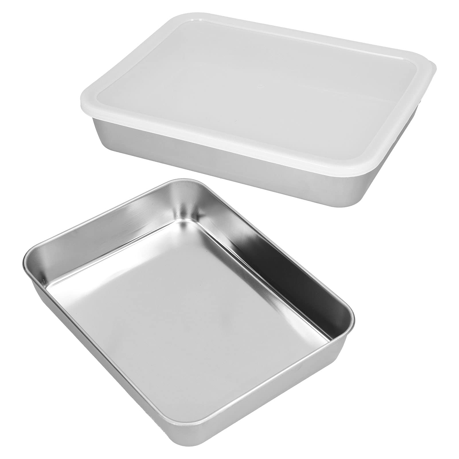 Non-Stick Baking Tray with Lid - Premium Oven Safe Bakeware Set for Cookies, Bread & Pastries - Perfect for Home Baking, Professional Kitchens & Gift Giving