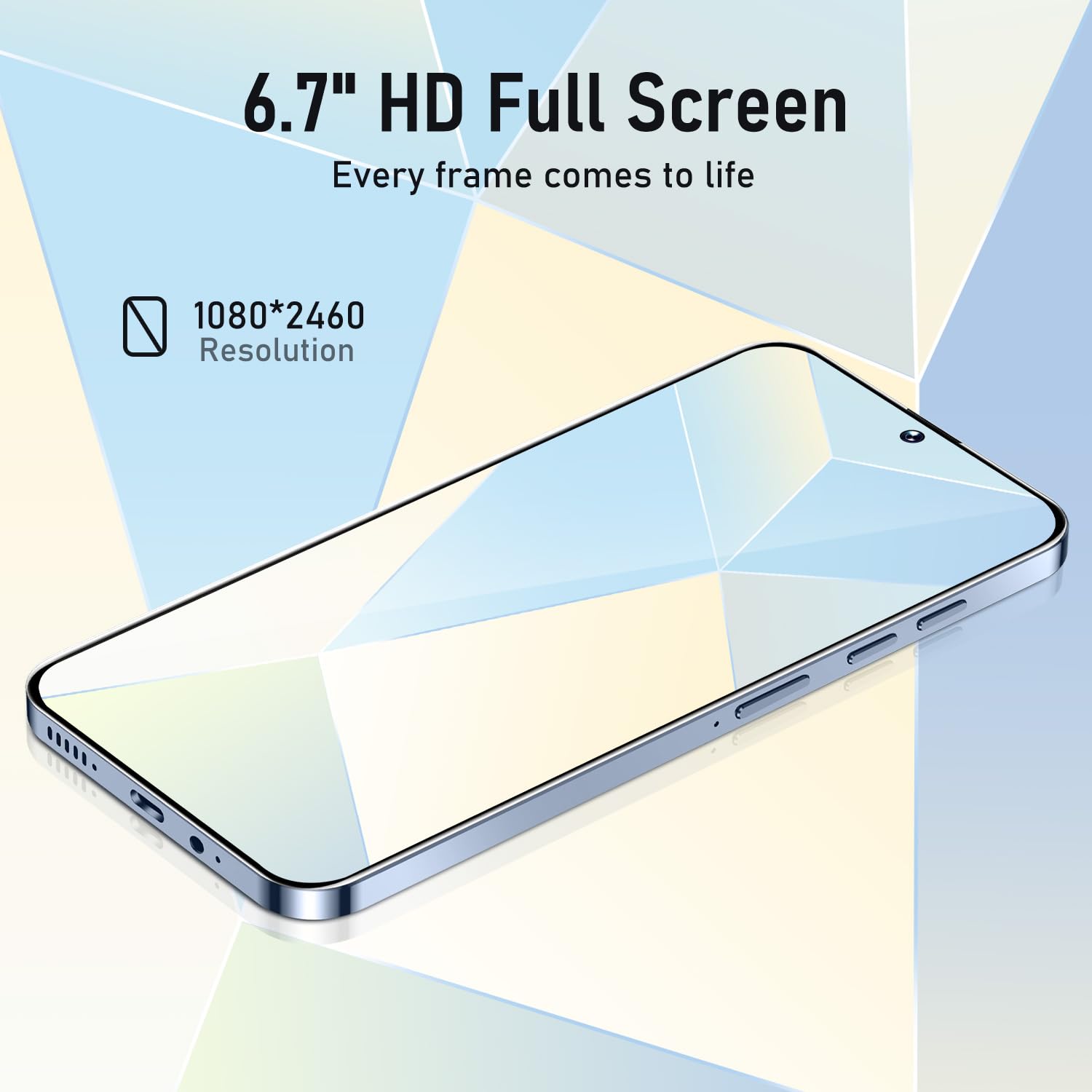 C20 Pro Unlocked Android 13 Smartphone - 6.7