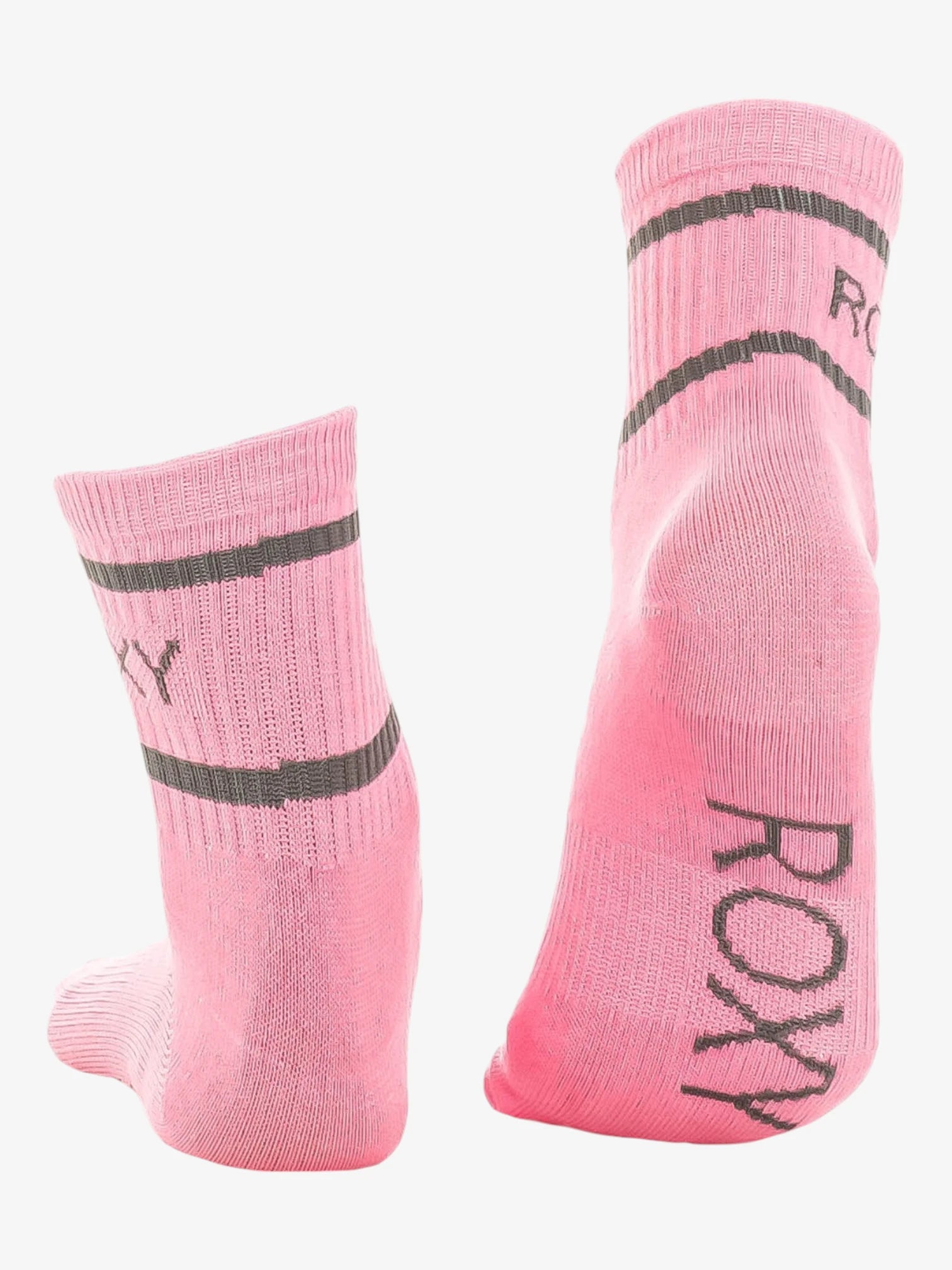 Roxy 2-Pack Shorty Crew Socks in Celeste Pink - Comfortable & Stylish for Everyday Wear, Sports, and Casual Outfits