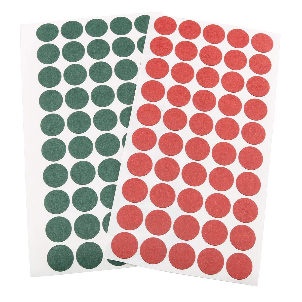 E-outstanding 100pcs 18650 Lithium Battery Insulator - Solid Round Shape Paper Pad, Electrical Battery Insulation Sticker, Insulating Adhesive Papers (Red+Green) - Perfect for DIY Battery Packs, Electronics Repair, and Power Tool Maintenance