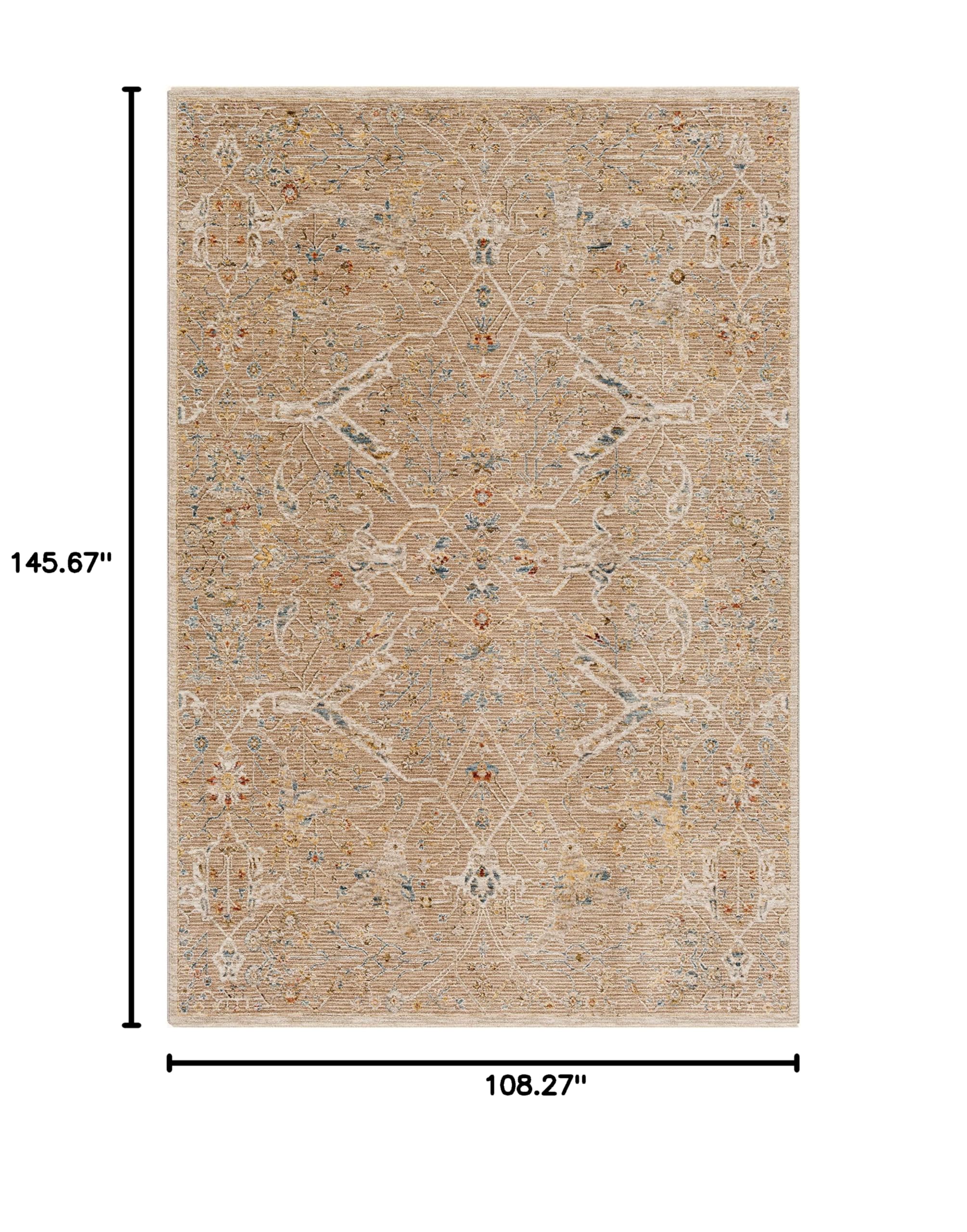Hauteloom Barneyside Soft Plush Area Rug for Living Room & Bedroom - 9' x 12'2