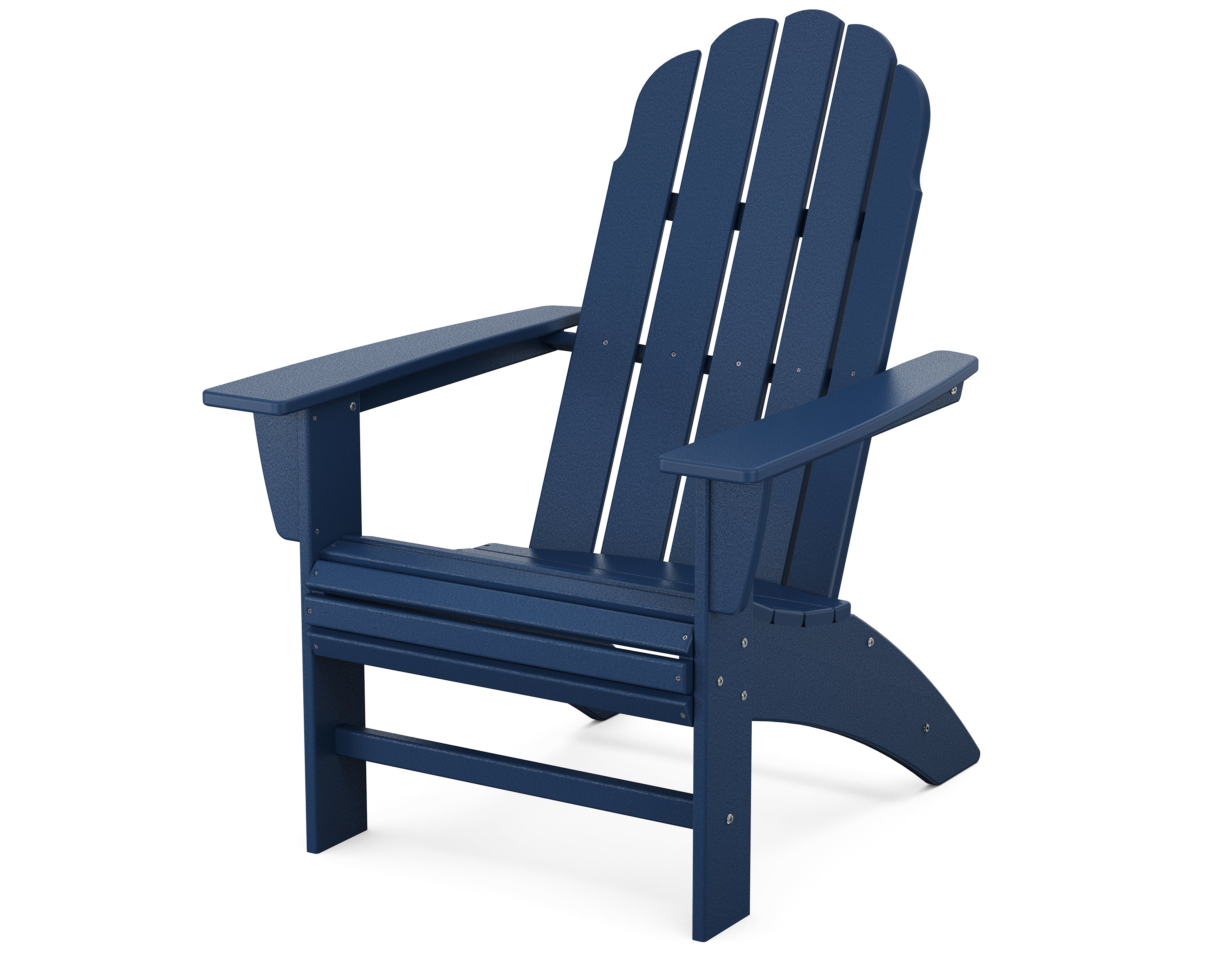 POLYWOOD Vineyard Curveback Adirondack Chair - Durable Outdoor Furniture for Patio, Poolside & Garden - Weather-Resistant Recycled Plastic Material - Perfect for Backyard Relaxation & Entertaining