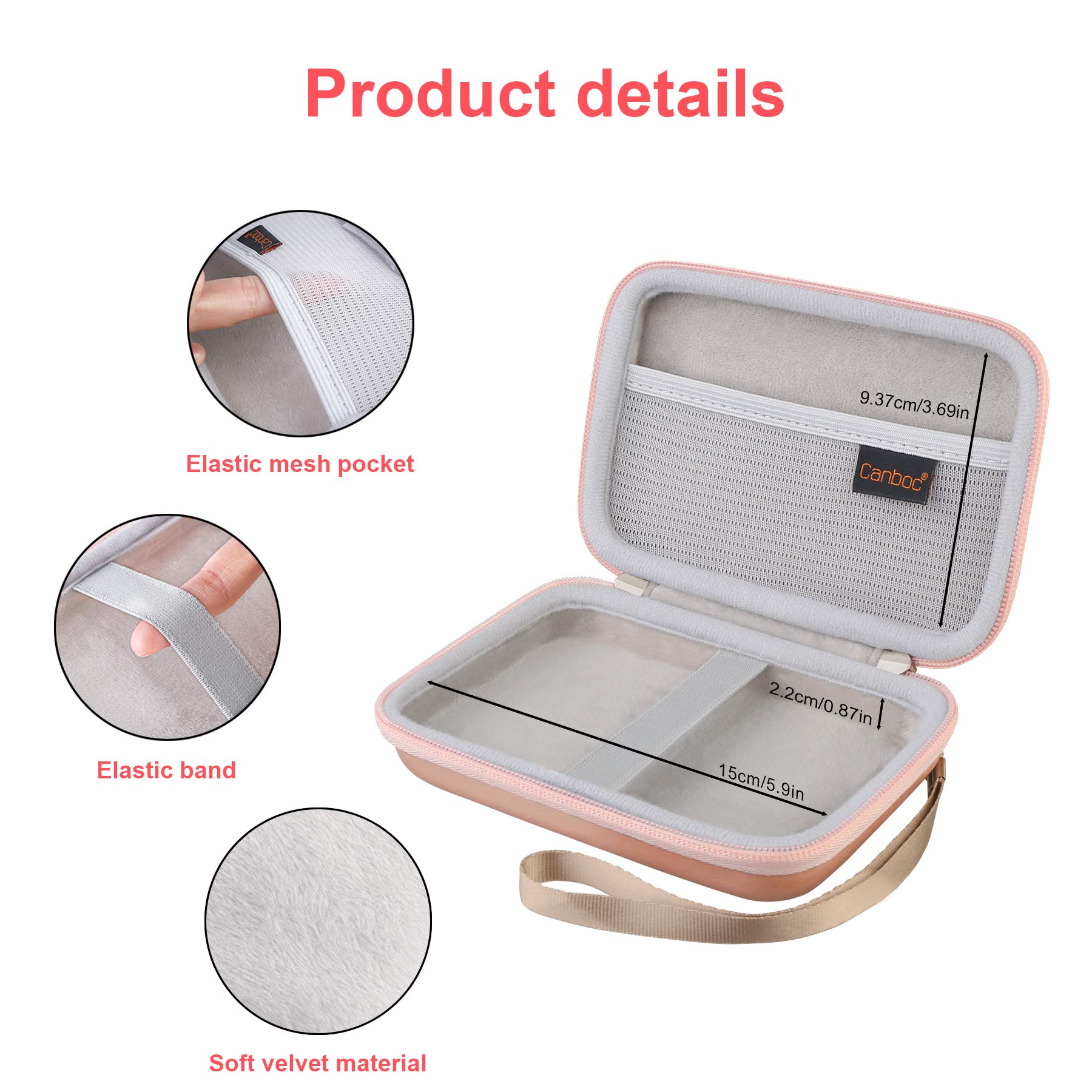 Canboc MacBook Air Pro Charger Case - Magsafe & Magsafe 2 Power Adapter Protective Cover with Travel Pouch | Perfect for Home, Office & Travel Accessories