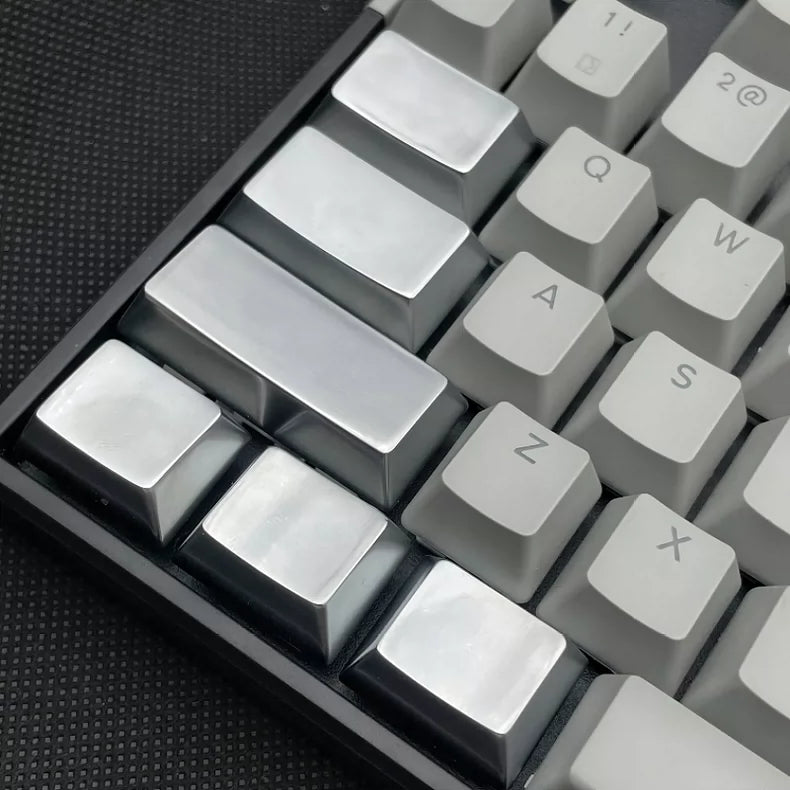 Custom Metal Keycaps for Mechanical Keyboards - Personalized Large Keycaps with Premium Metallic Finish (Blank/Unengraved) - Perfect for Gaming, Typing & Keyboard Enthusiasts