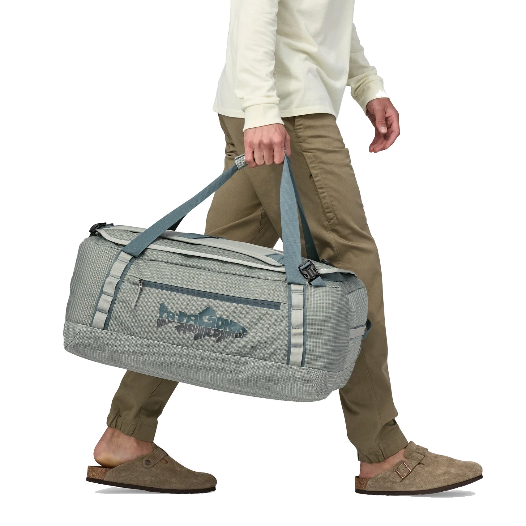Patagonia Black Hole 55L Duffel Bag - Waterproof Travel Duffel with Shoulder Strap for Outdoor Adventures, Gym & Weekend Getaways