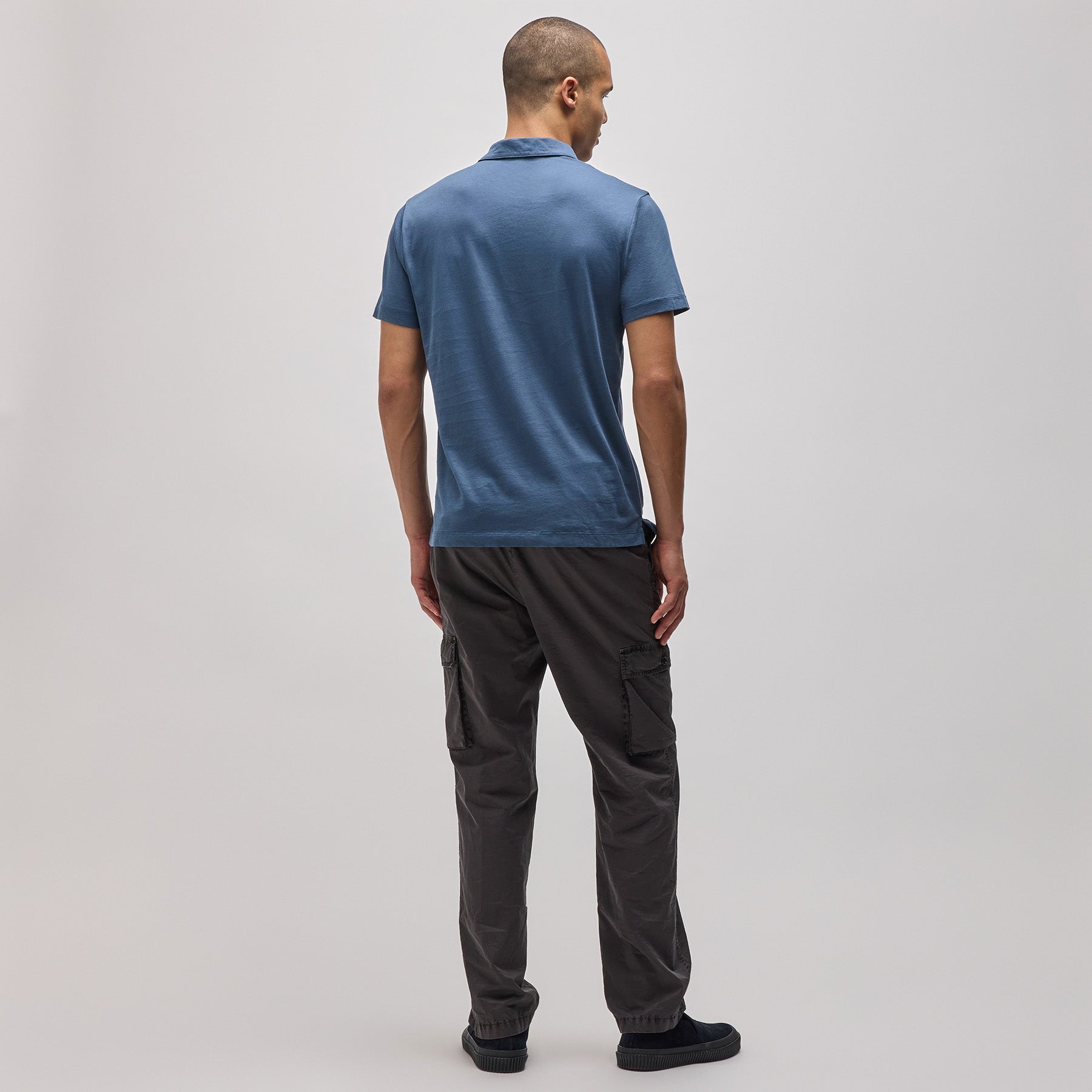 Brushed Lotus Polo Shirt for Men - Premium Cotton Captain Style - Perfect for Casual Wear, Office & Outdoor Activities