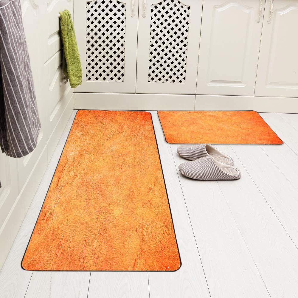 TOMWISH Non-Slip Washable Kitchen Rugs Set - 17