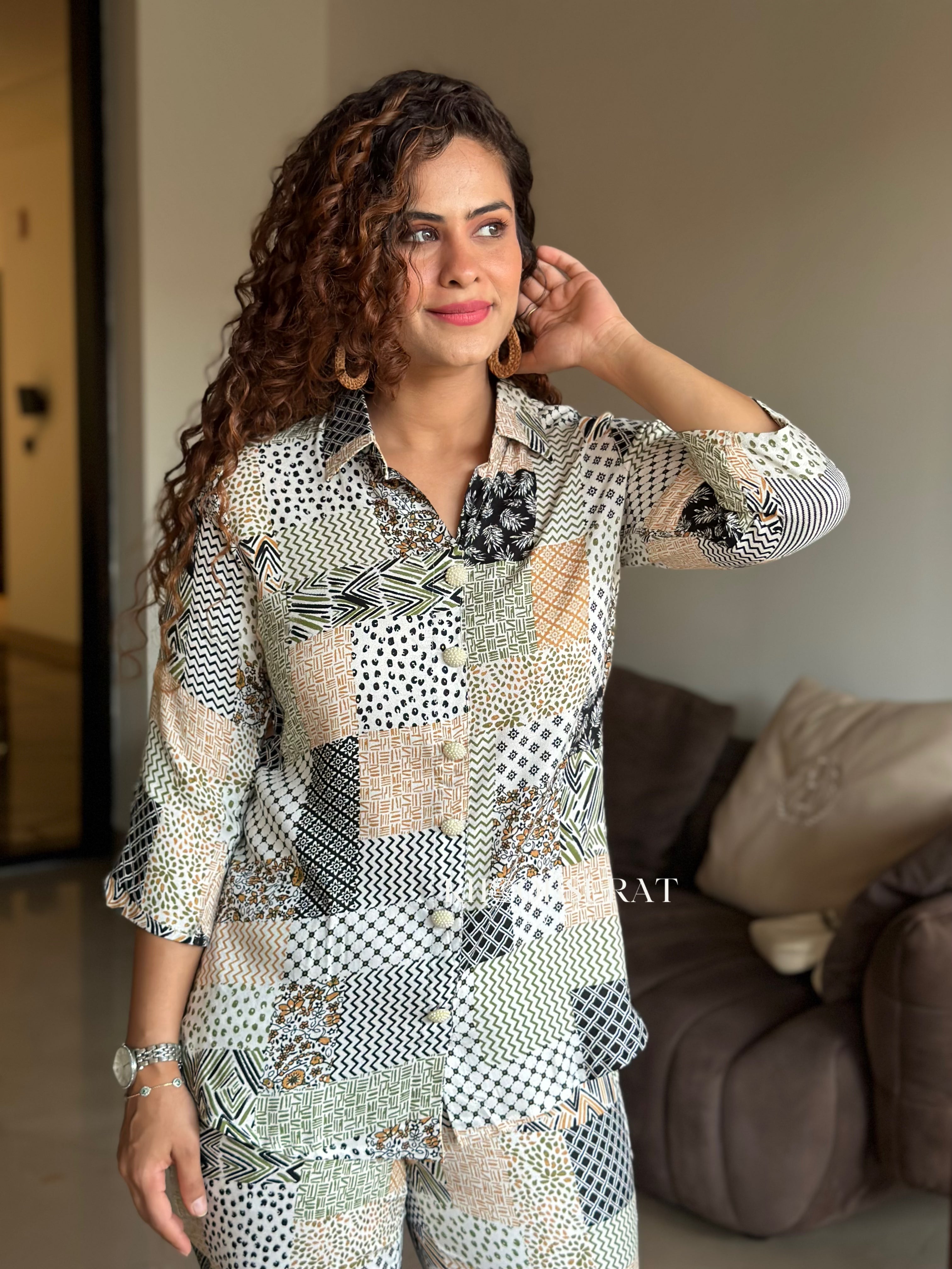 Stylish Office & Casual Wear Coord Set for Women - Perfect for Work, Meetings & Everyday Outfits