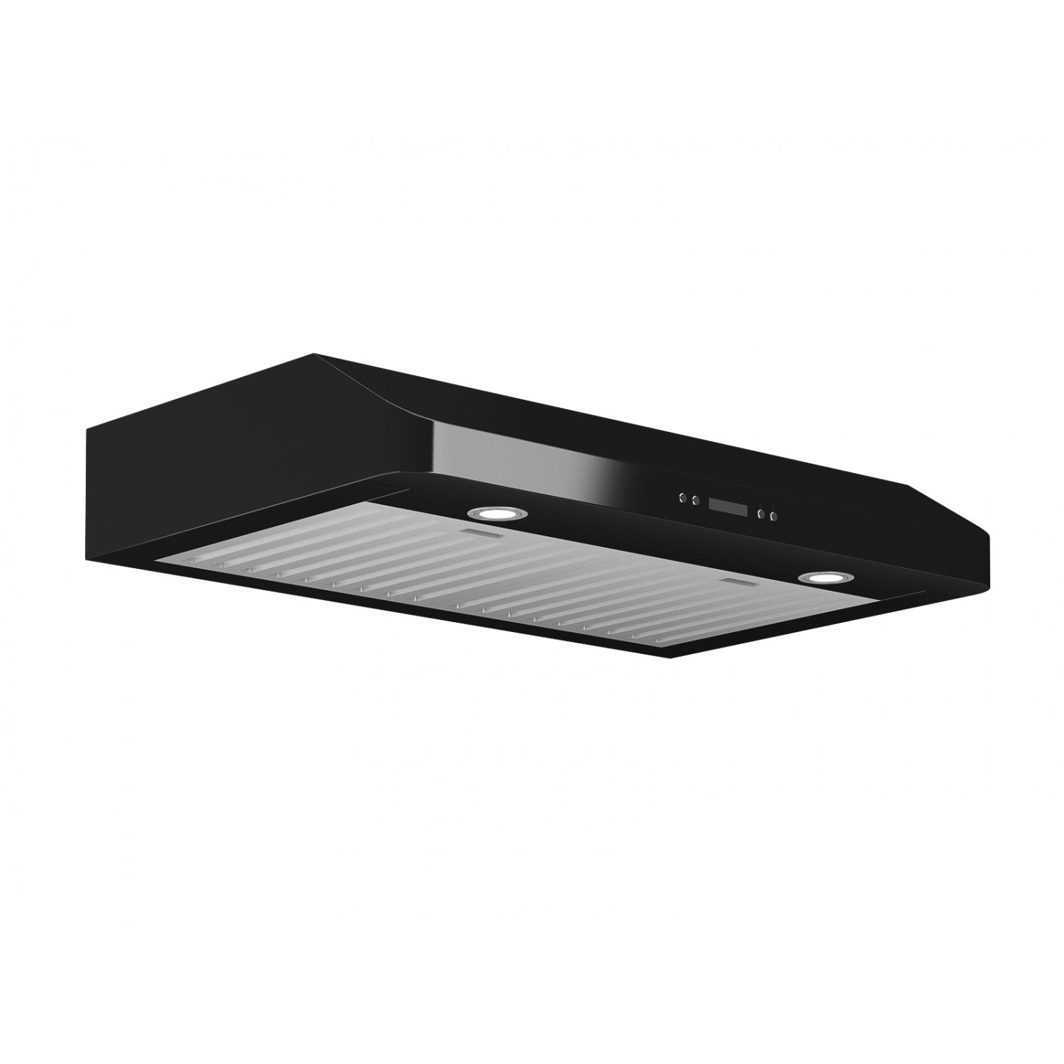 30-Inch Slim Chef Under Cabinet Range Hood in Black - Powerful Ventilation for Kitchen, Perfect for Small Spaces & Modern Homes
