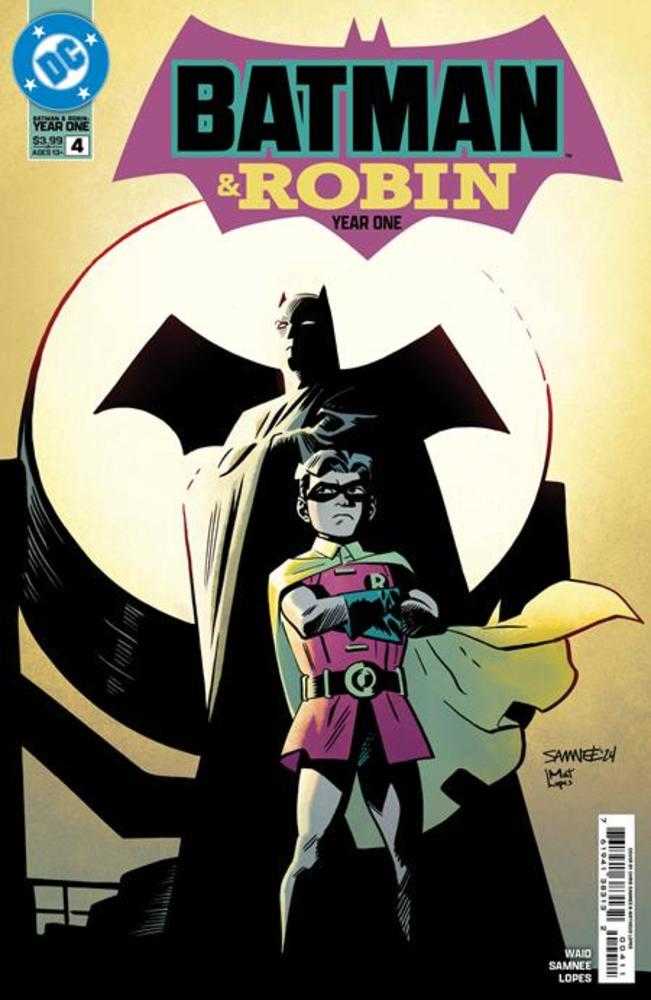 Batman And Robin Year One #4 (Of 12) Cover A Chris Samnee - DC Comics Graphic Novel - Superhero Collectible for Fans & Gifts - Perfect for Reading, Display & Comic Book Collections