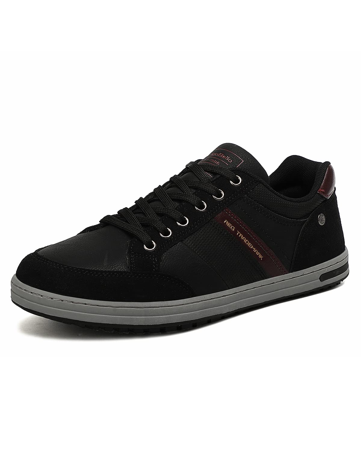ASTERO Men's Fashion Sneakers - PU Leather Casual Walking Shoes for Comfort & Style | Perfect for Daily Wear, Work, and Outdoor Activities