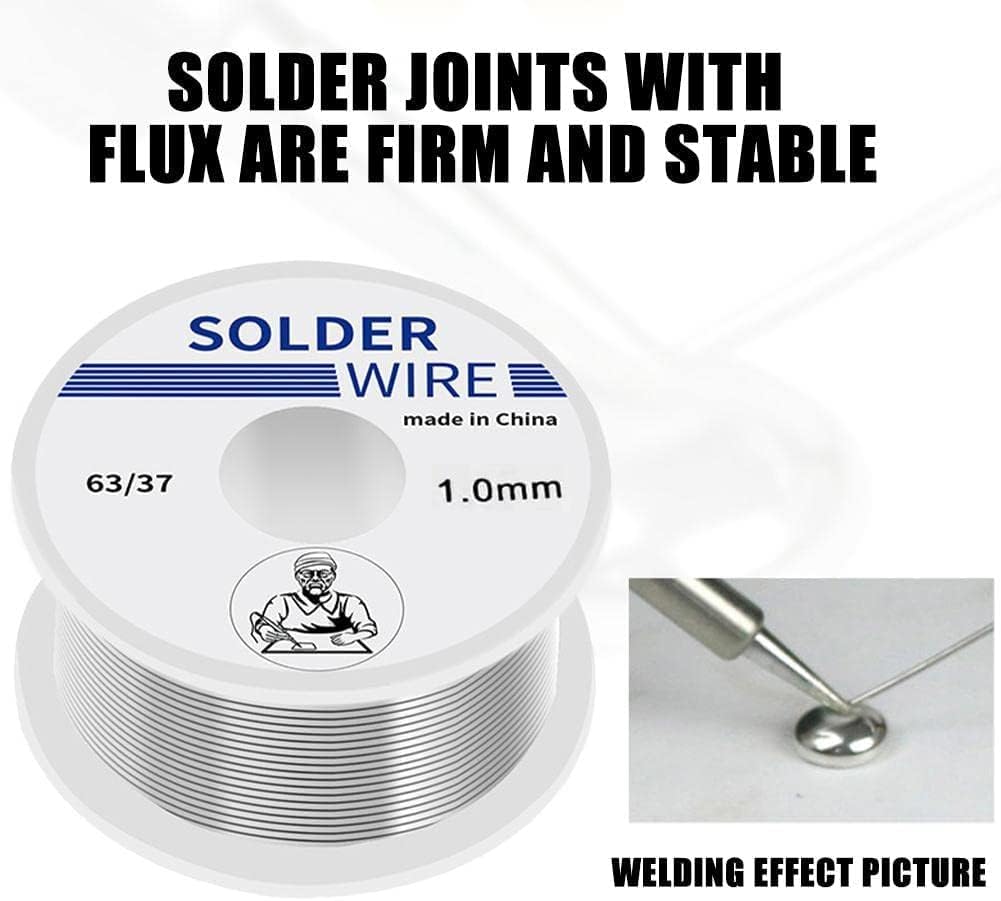 60W Auto Feed Soldering Iron Kit with Fast Heating & Ceramic Thermostatic Design - Includes Solder Wire, Stand & Accessories - Perfect for Electronics Repair, DIY Projects & Home Improvement