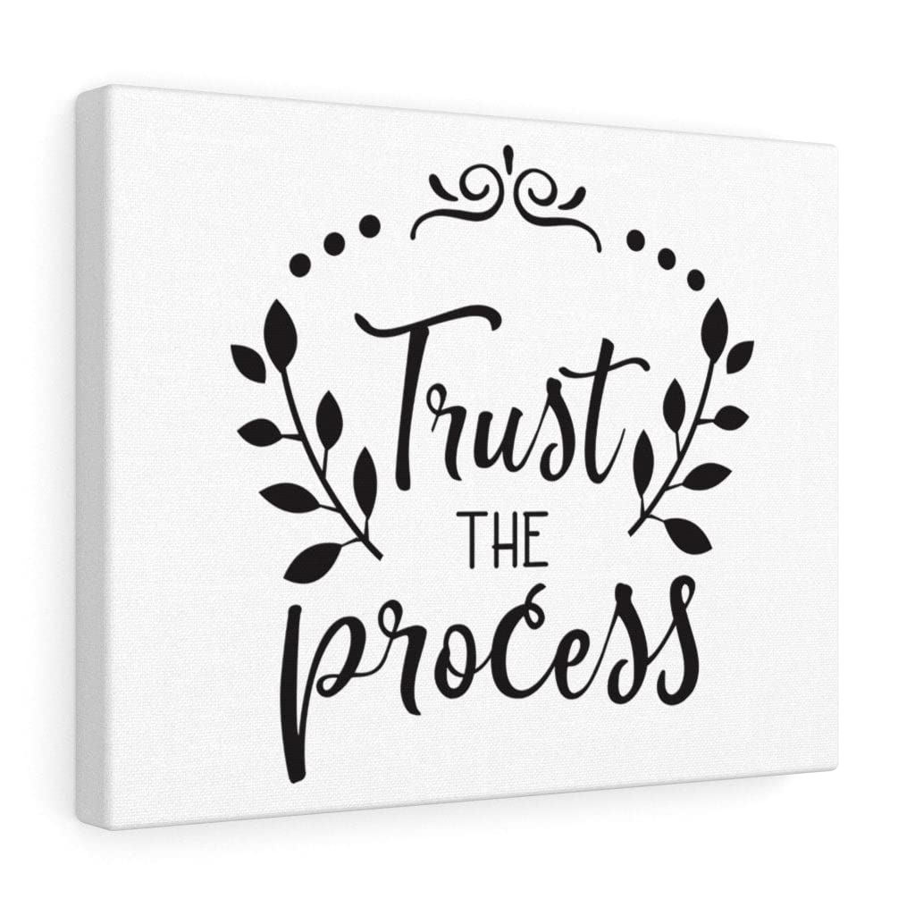 Trust The Process Christian Wall Art Print - Inspirational Scripture Wall Decor for Home & Office - Ready to Hang Gift for Faith-Based Weddings, Baptisms & Housewarmings