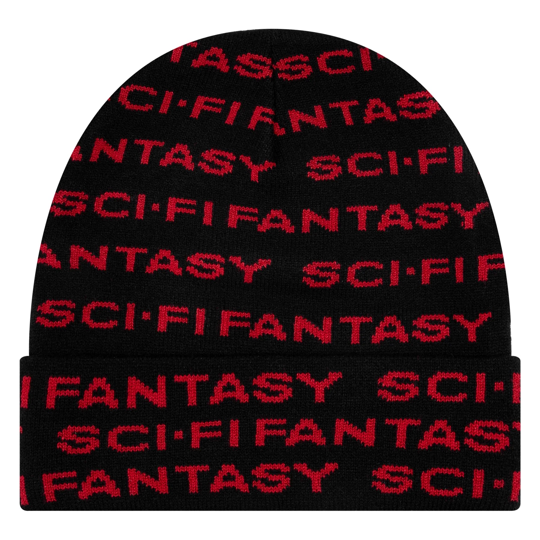 Sci-Fi Fantasy Logo Beanie Hat - Warm Knit Winter Cap for Men & Women - Perfect for Cosplay, Gaming, and Outdoor Adventures