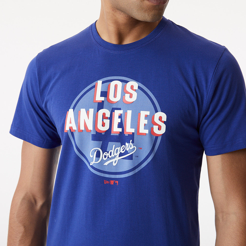 Los Angeles Dodgers New Era MLB Heritage Graphic T-Shirt - Official Baseball Fan Apparel for Men & Women - Perfect for Games, Tailgating & Casual Wear