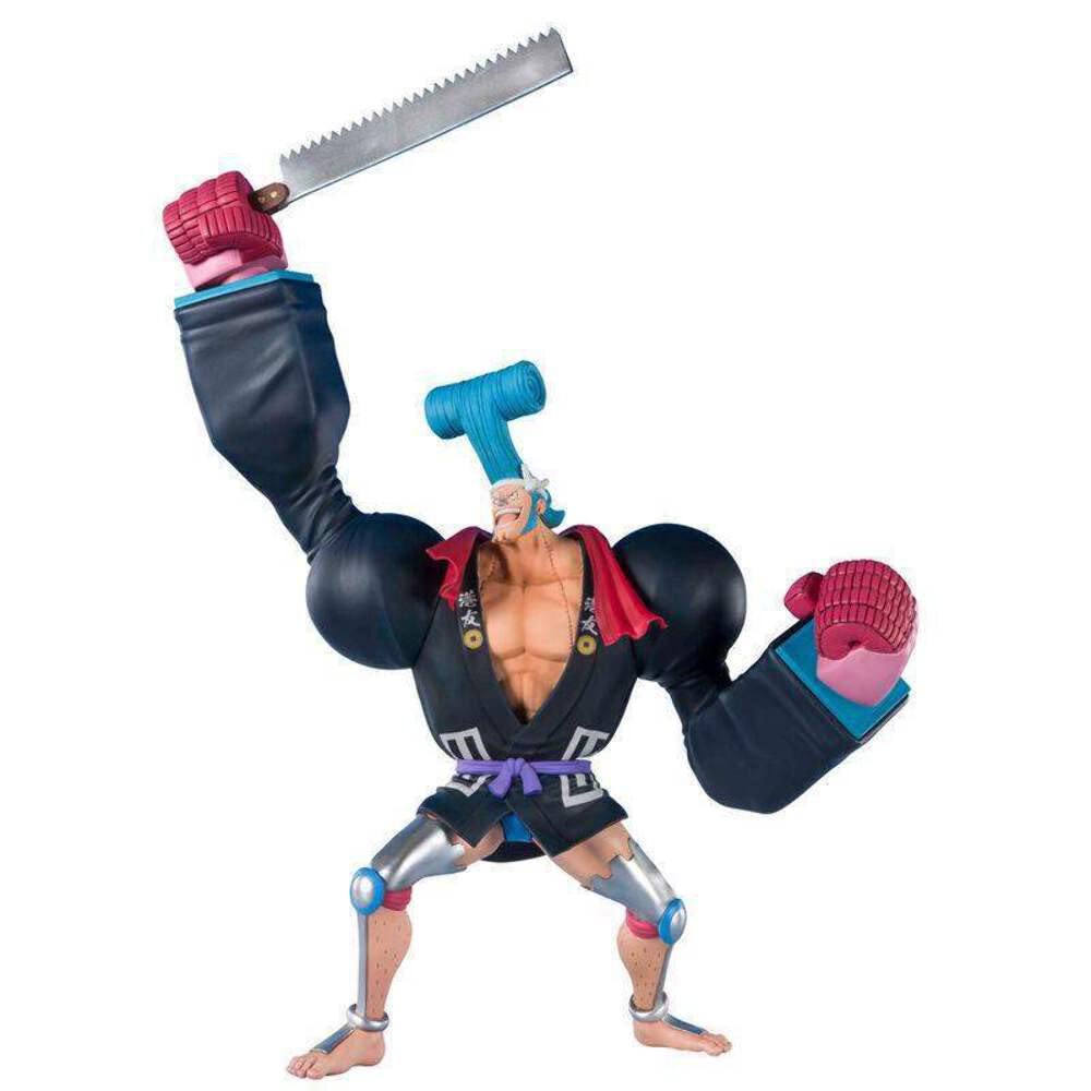 Bandai Spirits Figuarts Zero One Piece Franky Franosuke Action Figure - Anime Collectible for Fans, Display & Home Decor