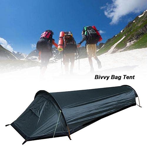 Ultralight Bivy Bag Tent - Waterproof Single Person Backpacking Shelter with Spacious Design | Compact Sleeping Bag Cover for Camping, Hiking & Emergency Survival | Perfect for Backpackers, Mountaineers & Outdoor Adventures