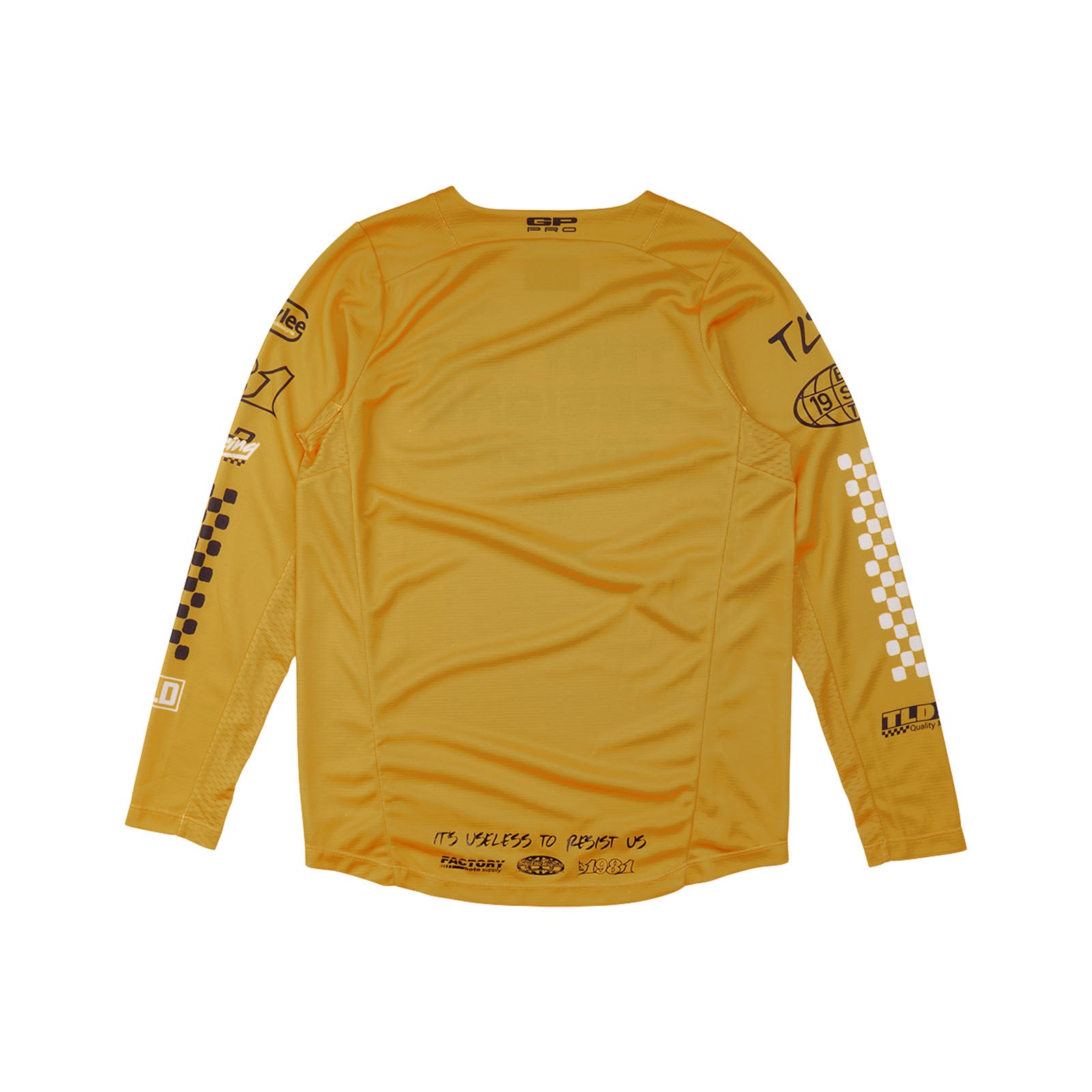 Youth GP Pro Jersey - Premium Gold Cycling Shirt for Men & Women - Perfect for Road Biking, Mountain Biking & Cycling Competitions