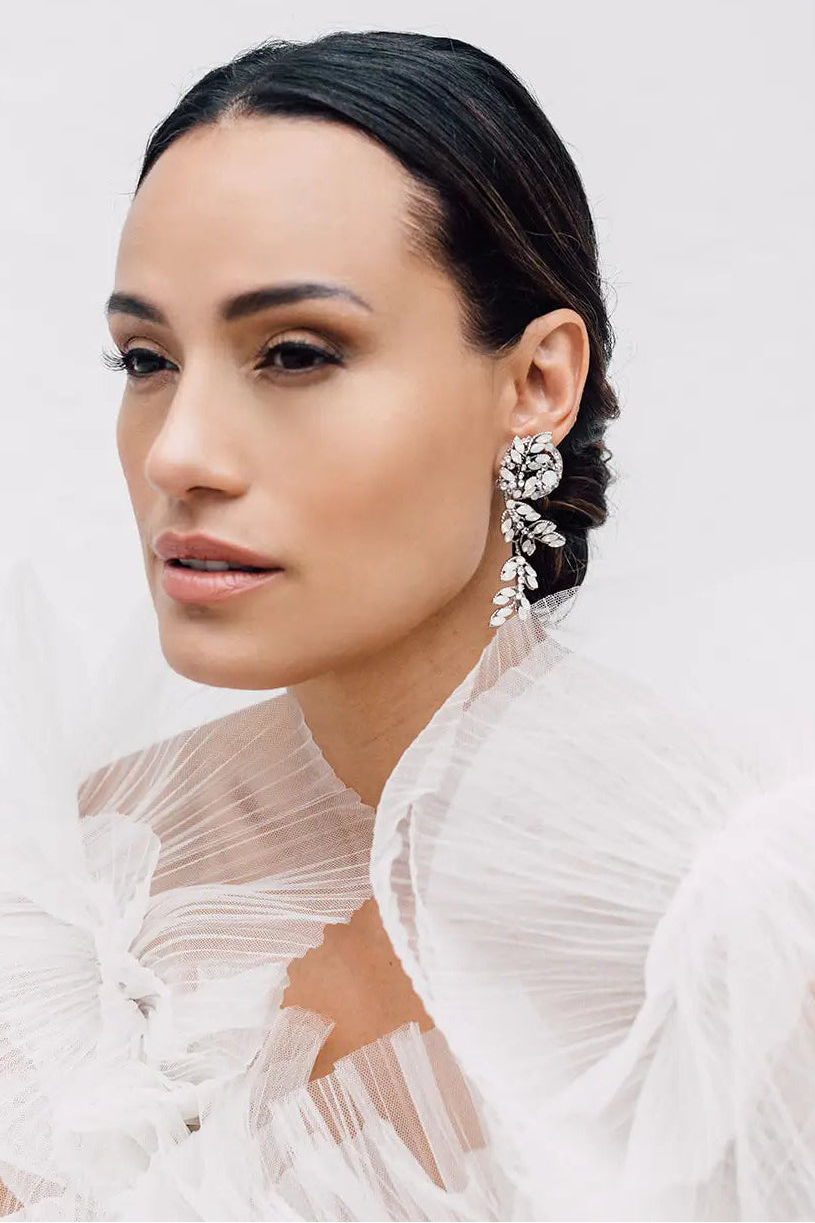 Elegant Elle Earrings for Women - Gold & Silver Dangle Hoop Earrings - Perfect for Parties, Weddings & Everyday Wear
